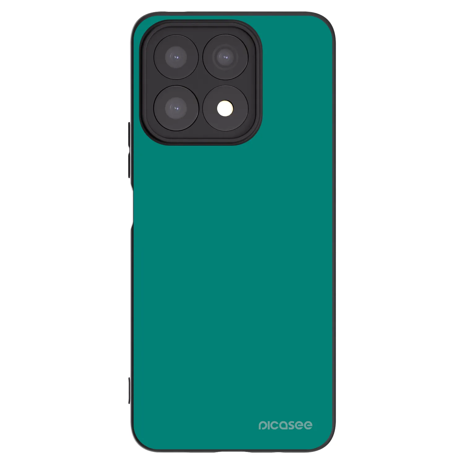 Picasee fekete szilikon tok az alábbi mobiltelefonokra Honor X8a - Emerald Mist