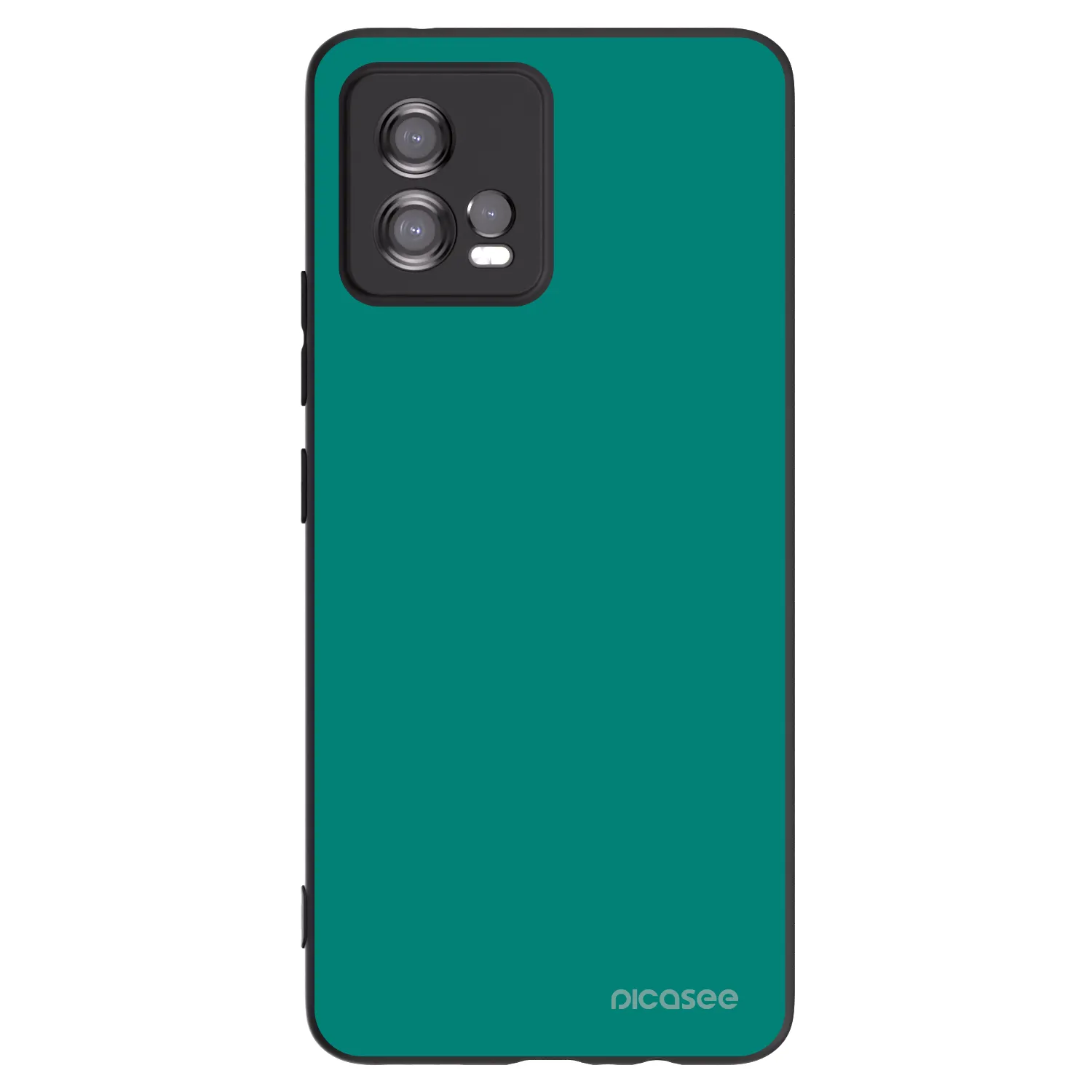 Picasee fekete szilikon tok az alábbi mobiltelefonokra Motorola Moto G72 - Emerald Mist