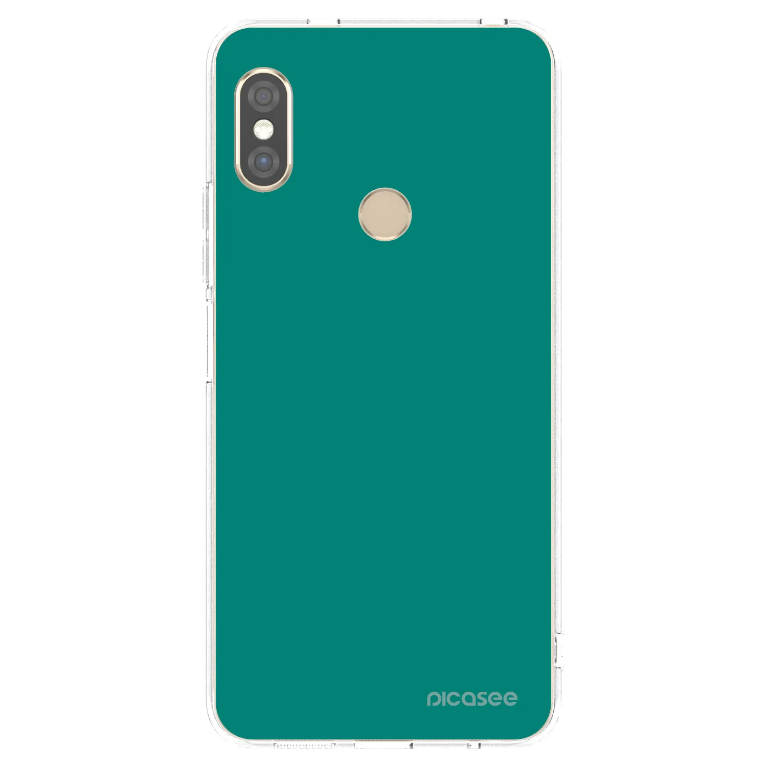 Picasee átlátszó szilikon tok az alábbi mobiltelefonokra Xiaomi Redmi Note 5 Global - Emerald Mist