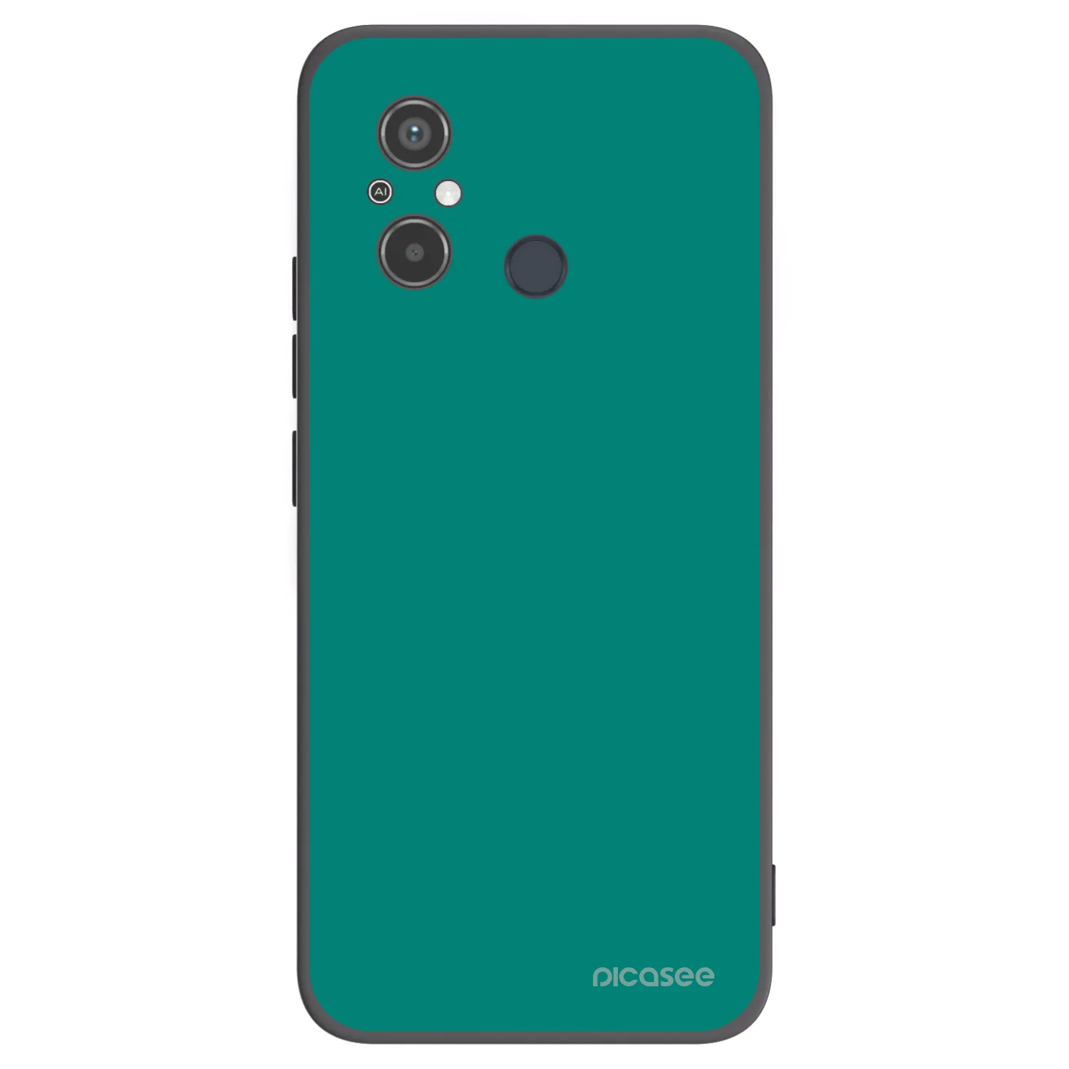 Picasee fekete szilikon tok az alábbi mobiltelefonokra Xiaomi Redmi 12C - Emerald Mist