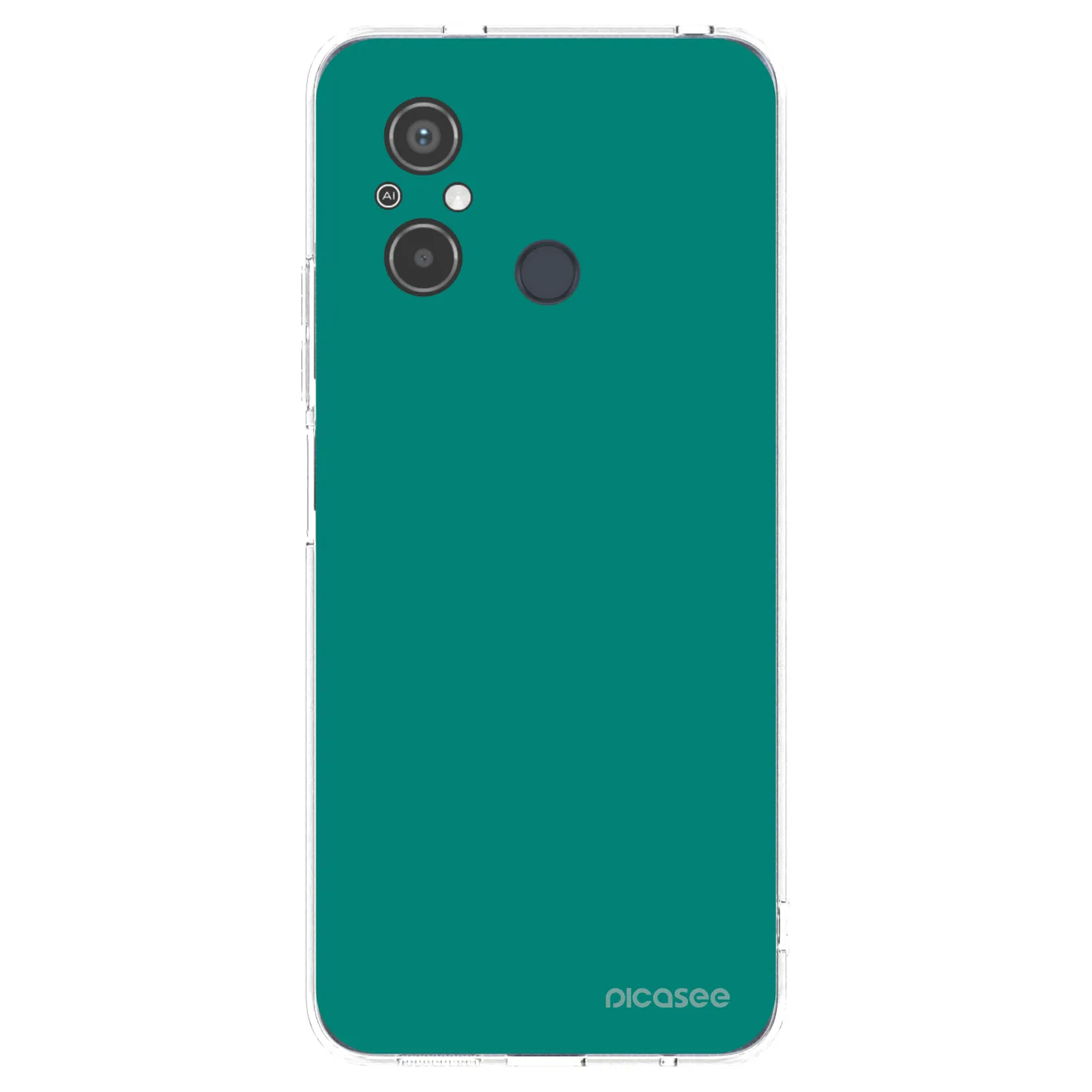 Picasee átlátszó szilikon tok az alábbi mobiltelefonokra Xiaomi Redmi 12C - Emerald Mist