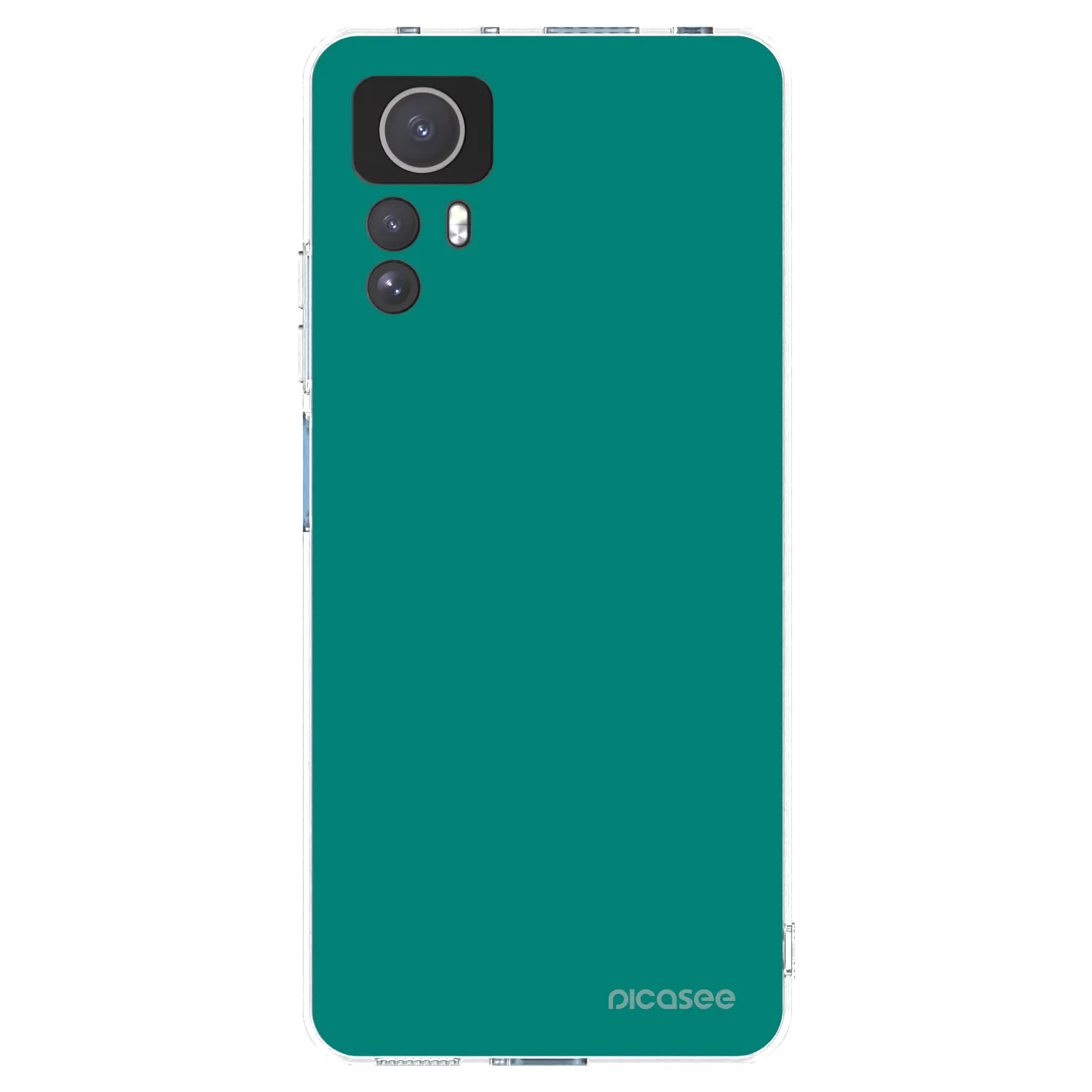 Picasee átlátszó szilikon tok az alábbi mobiltelefonokra Xiaomi Redmi Note 12S - Emerald Mist