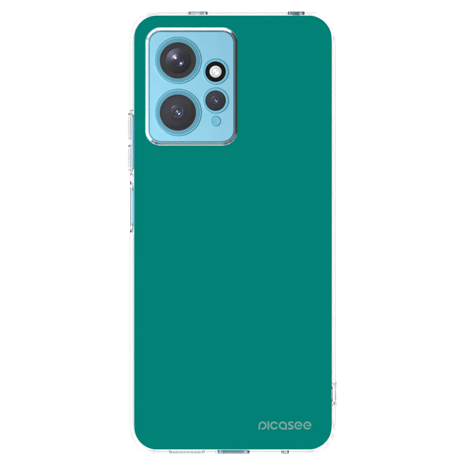 Picasee átlátszó szilikon tok az alábbi mobiltelefonokra Xiaomi Redmi Note 12 4G - Emerald Mist
