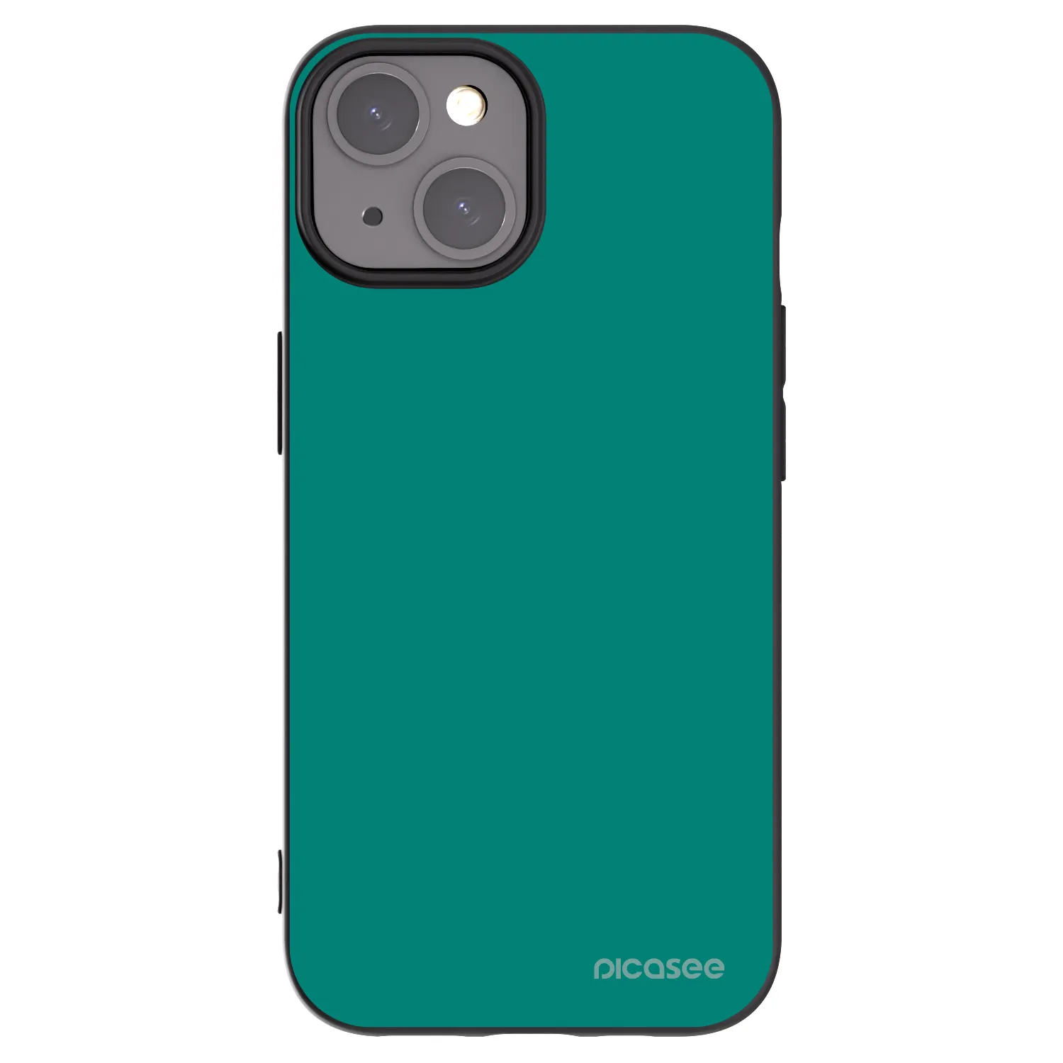 Picasee fekete szilikon tok az alábbi mobiltelefonokra Apple iPhone 15 - Emerald Mist