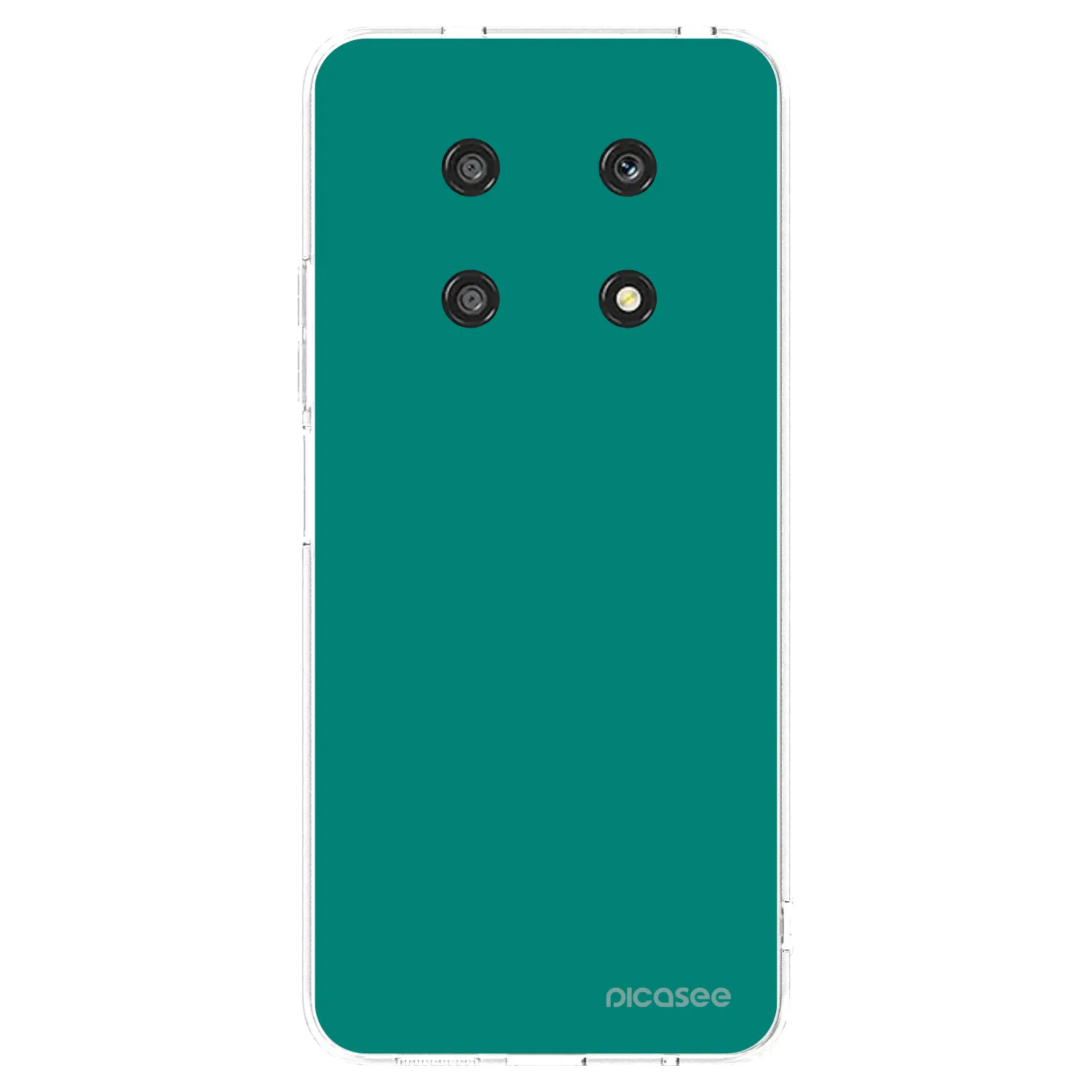 Picasee átlátszó szilikon tok az alábbi mobiltelefonokra Honor Magic4 Lite 5G - Emerald Mist