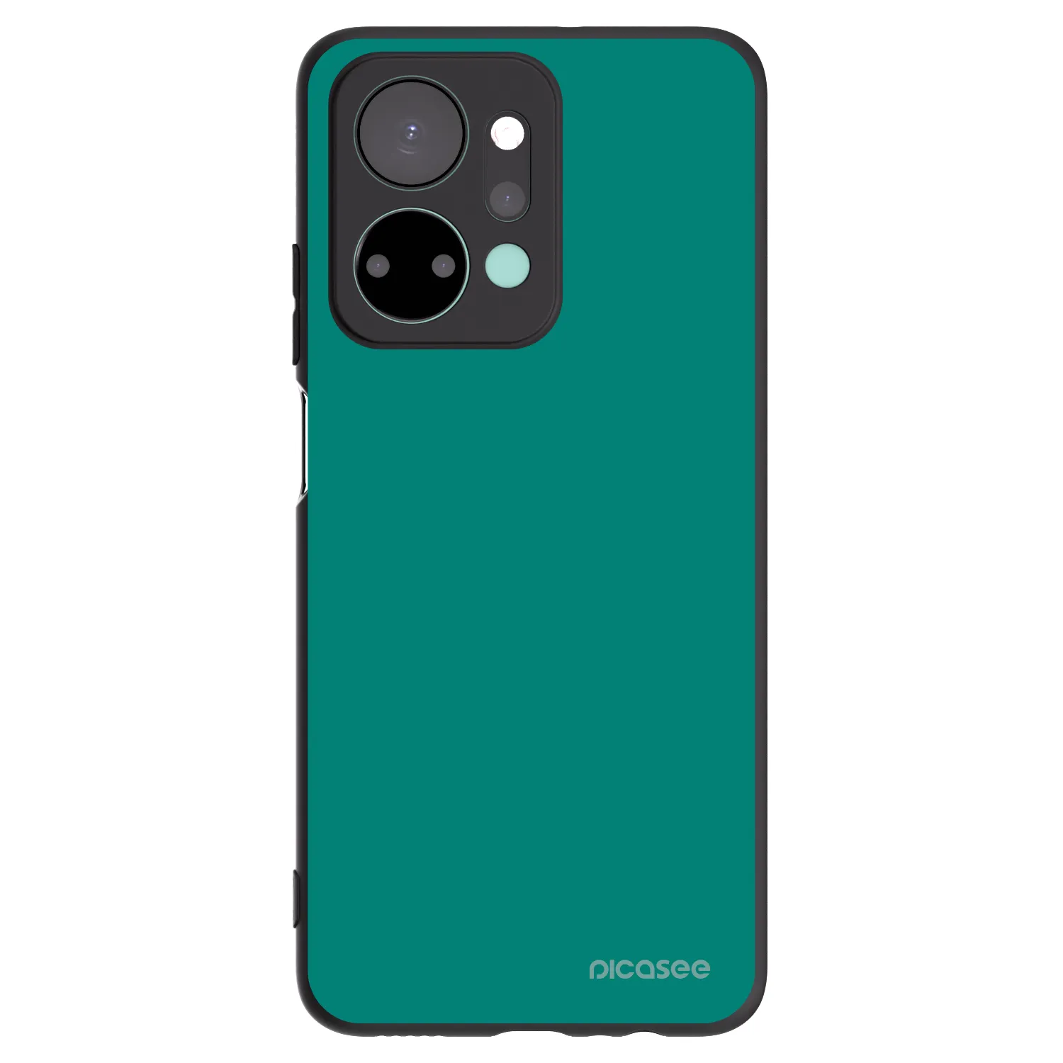 Picasee fekete szilikon tok az alábbi mobiltelefonokra Honor X7a - Emerald Mist