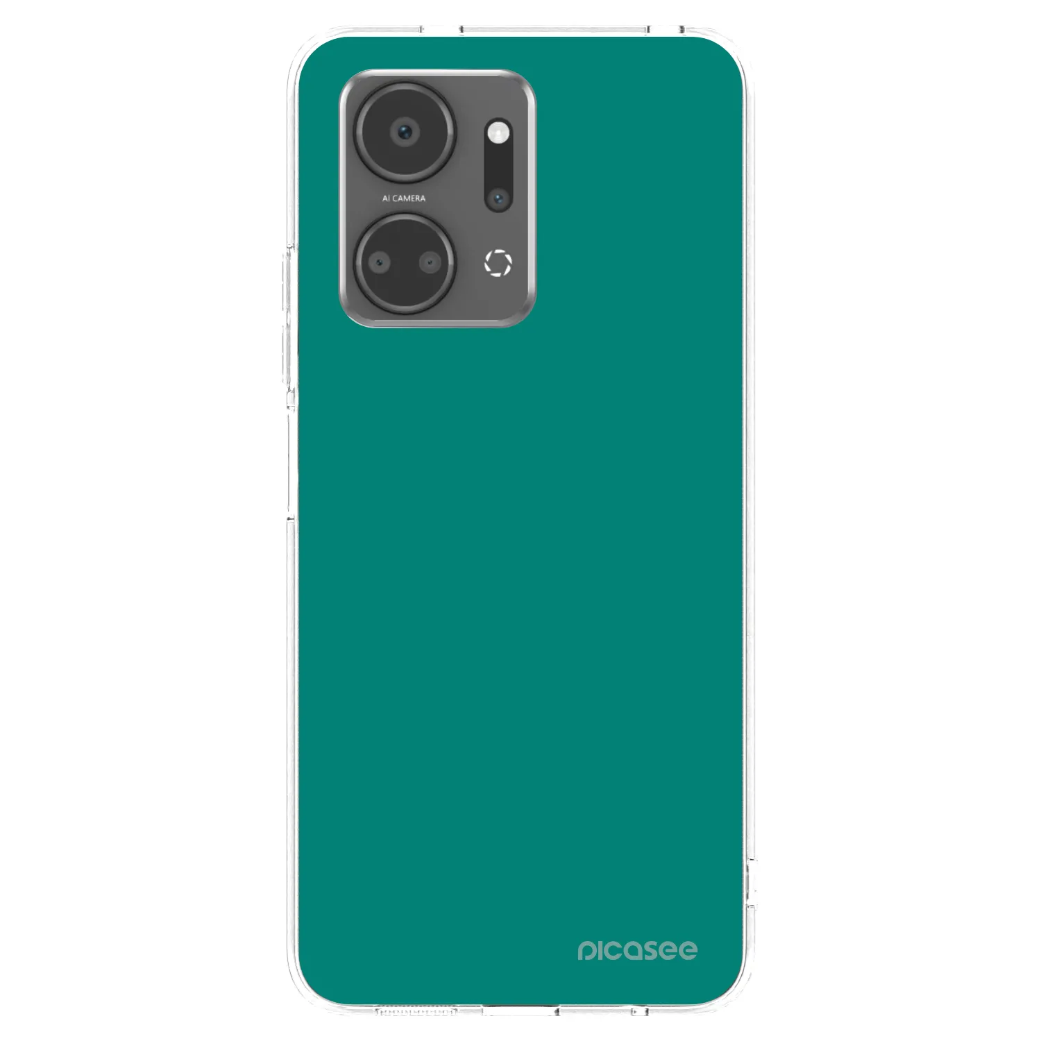 Picasee átlátszó szilikon tok az alábbi mobiltelefonokra Honor X7a - Emerald Mist