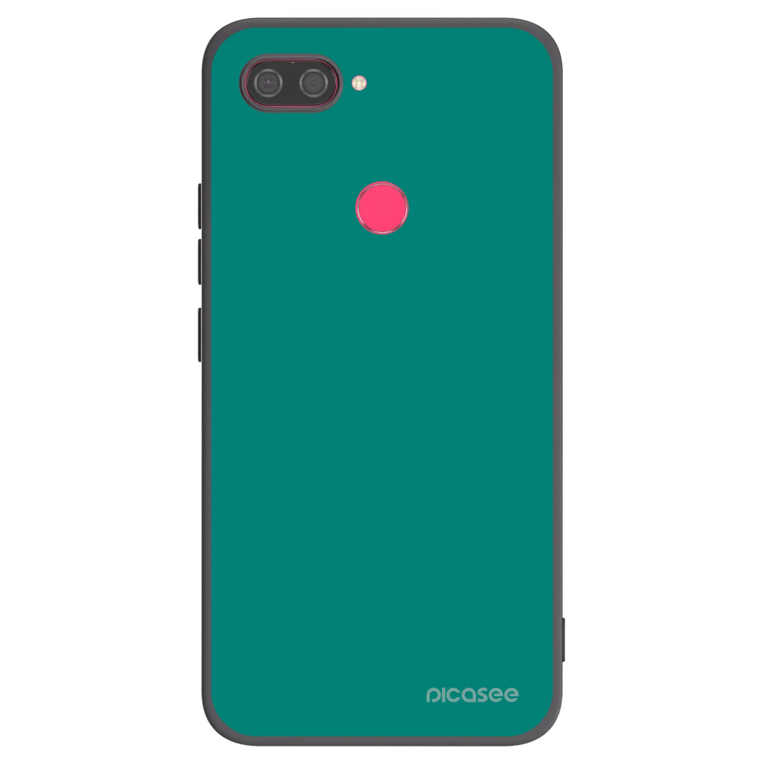 Picasee fekete szilikon tok az alábbi mobiltelefonokra Xiaomi Mi 8 Lite - Emerald Mist