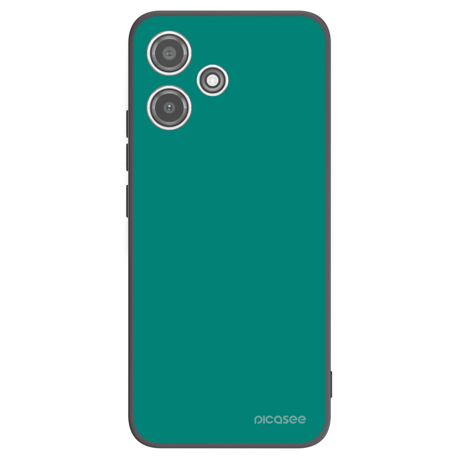 Picasee fekete szilikon tok az alábbi mobiltelefonokra Xiaomi Redmi 12 5G - Emerald Mist