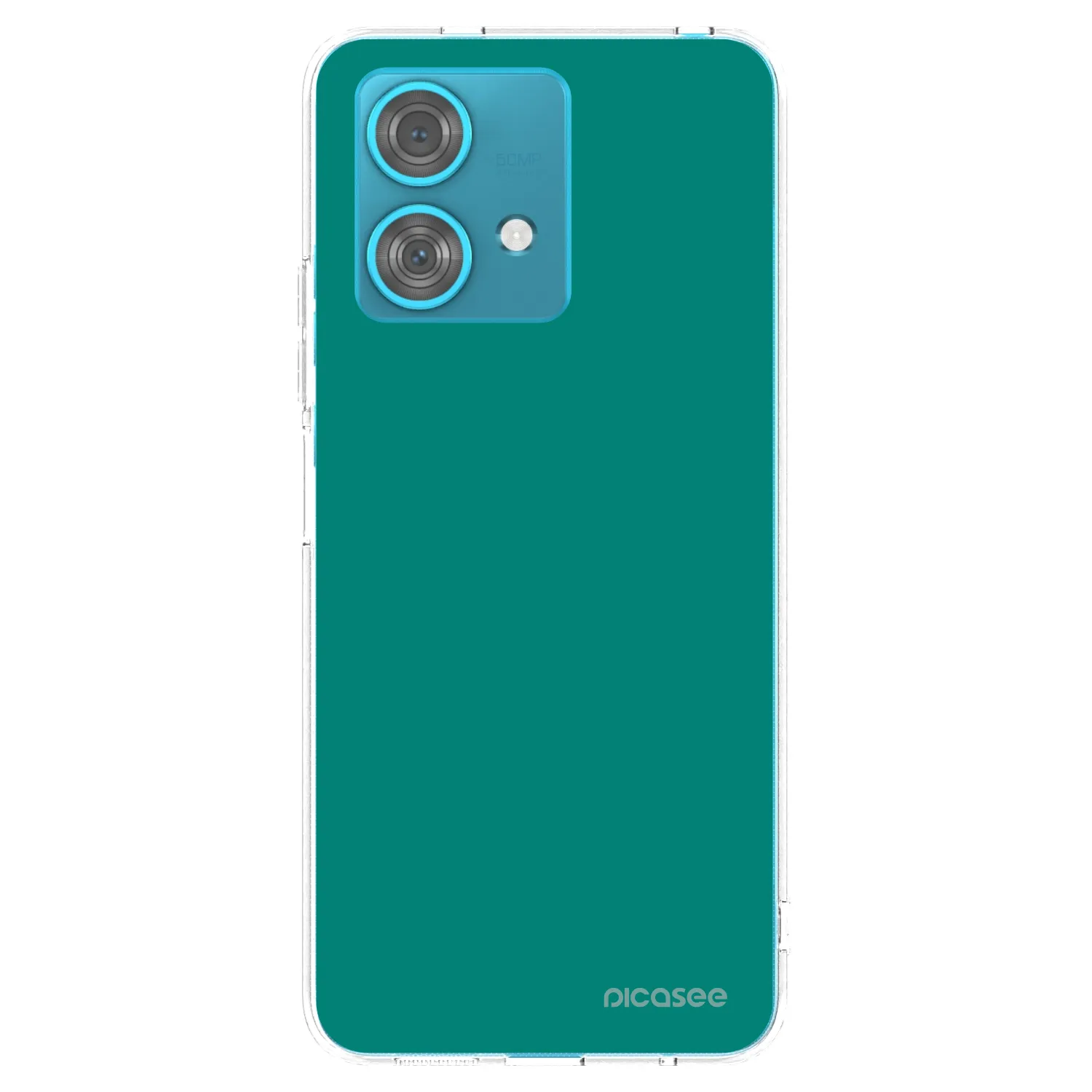 Picasee átlátszó szilikon tok az alábbi mobiltelefonokra Motorola Edge 40 Neo - Emerald Mist