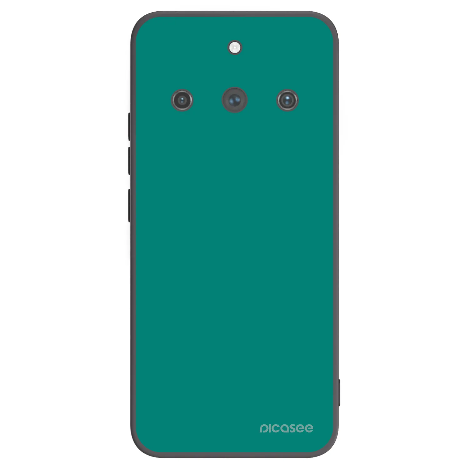 Picasee fekete szilikon tok az alábbi mobiltelefonokra Realme 11 Pro+ - Emerald Mist