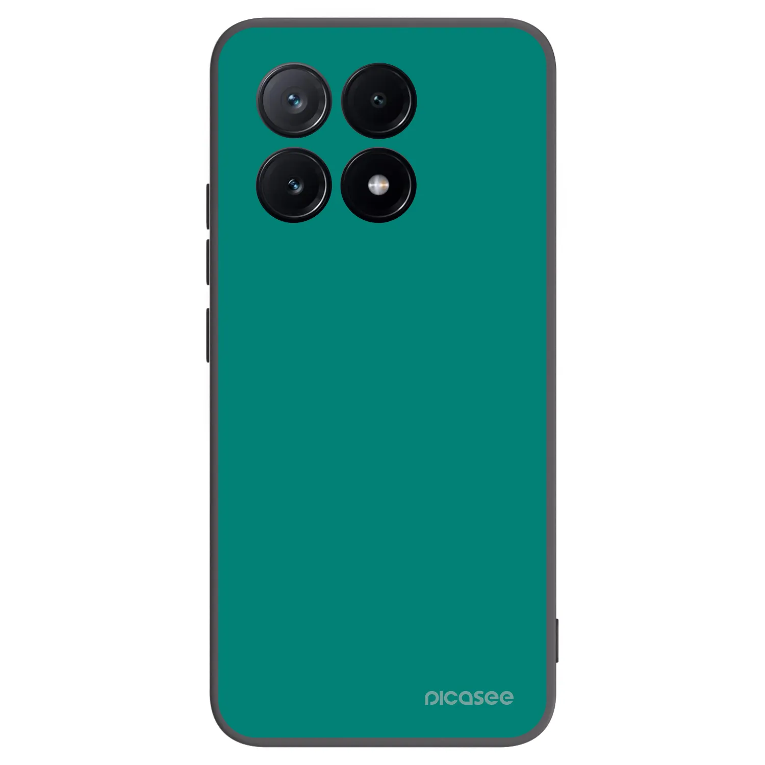 Picasee fekete szilikon tok az alábbi mobiltelefonokra Xiaomi Poco X6 Pro - Emerald Mist