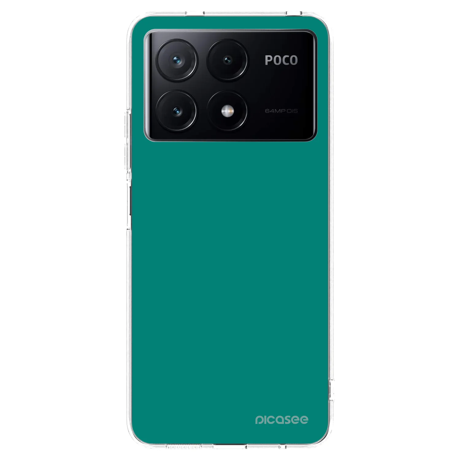 Picasee átlátszó szilikon tok az alábbi mobiltelefonokra Xiaomi Poco X6 Pro - Emerald Mist