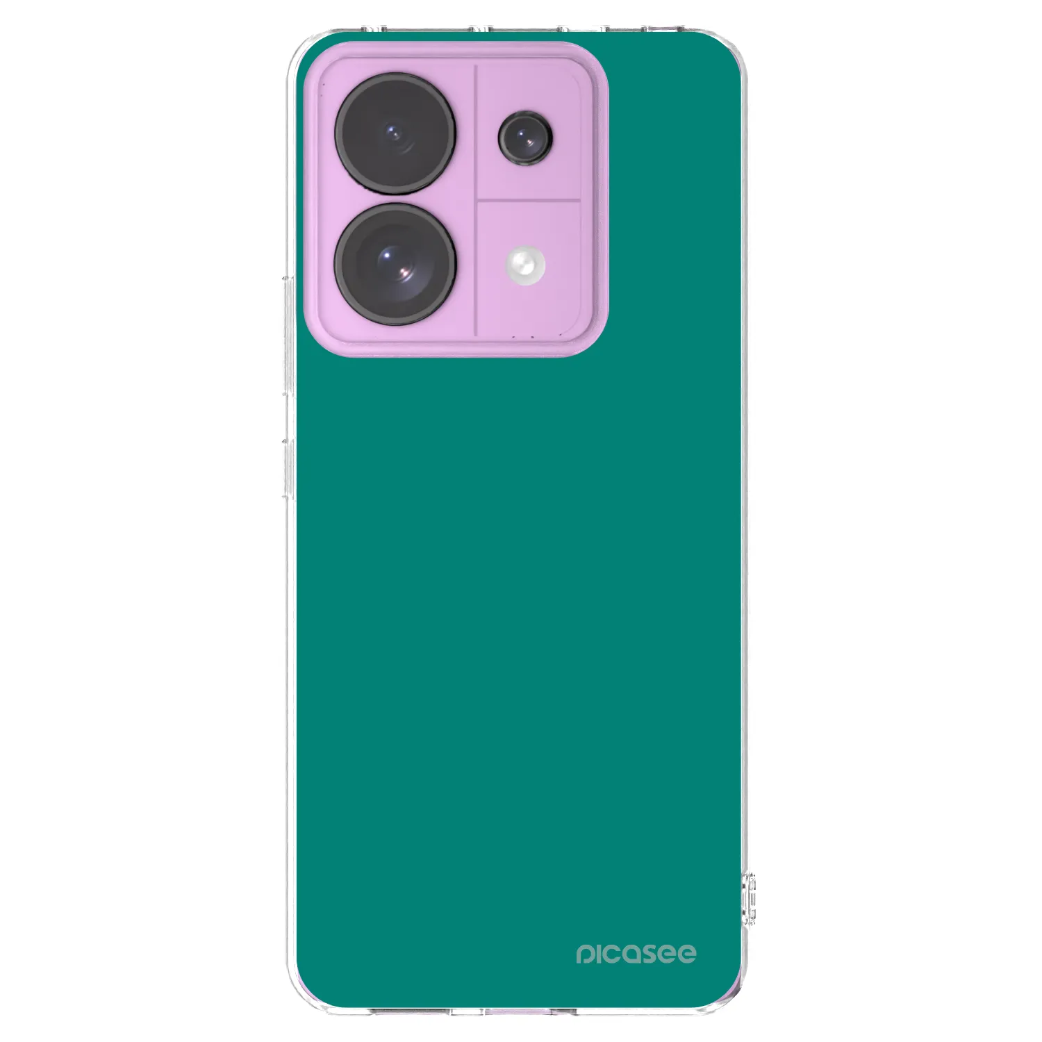 Picasee átlátszó szilikon tok az alábbi mobiltelefonokra Xiaomi Redmi Note 13 Pro 5G - Emerald Mist
