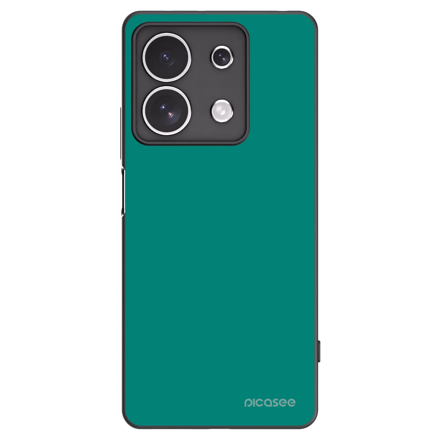 Picasee fekete szilikon tok az alábbi mobiltelefonokra Xiaomi Redmi Note 13 4G - Emerald Mist