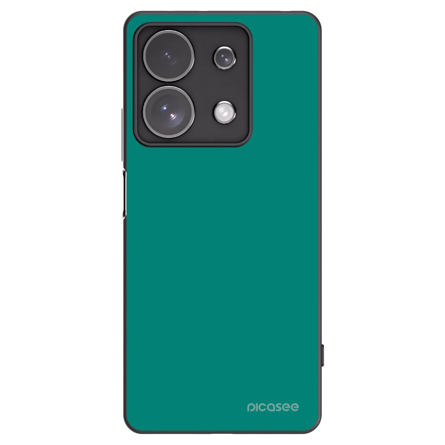 Picasee fekete szilikon tok az alábbi mobiltelefonokra Xiaomi Redmi Note 13 Pro 4G - Emerald Mist