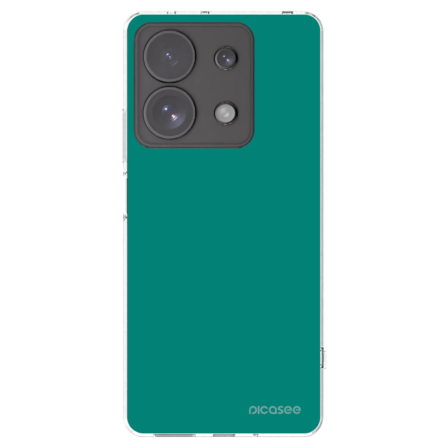 Picasee átlátszó szilikon tok az alábbi mobiltelefonokra Xiaomi Redmi Note 13 Pro 4G - Emerald Mist