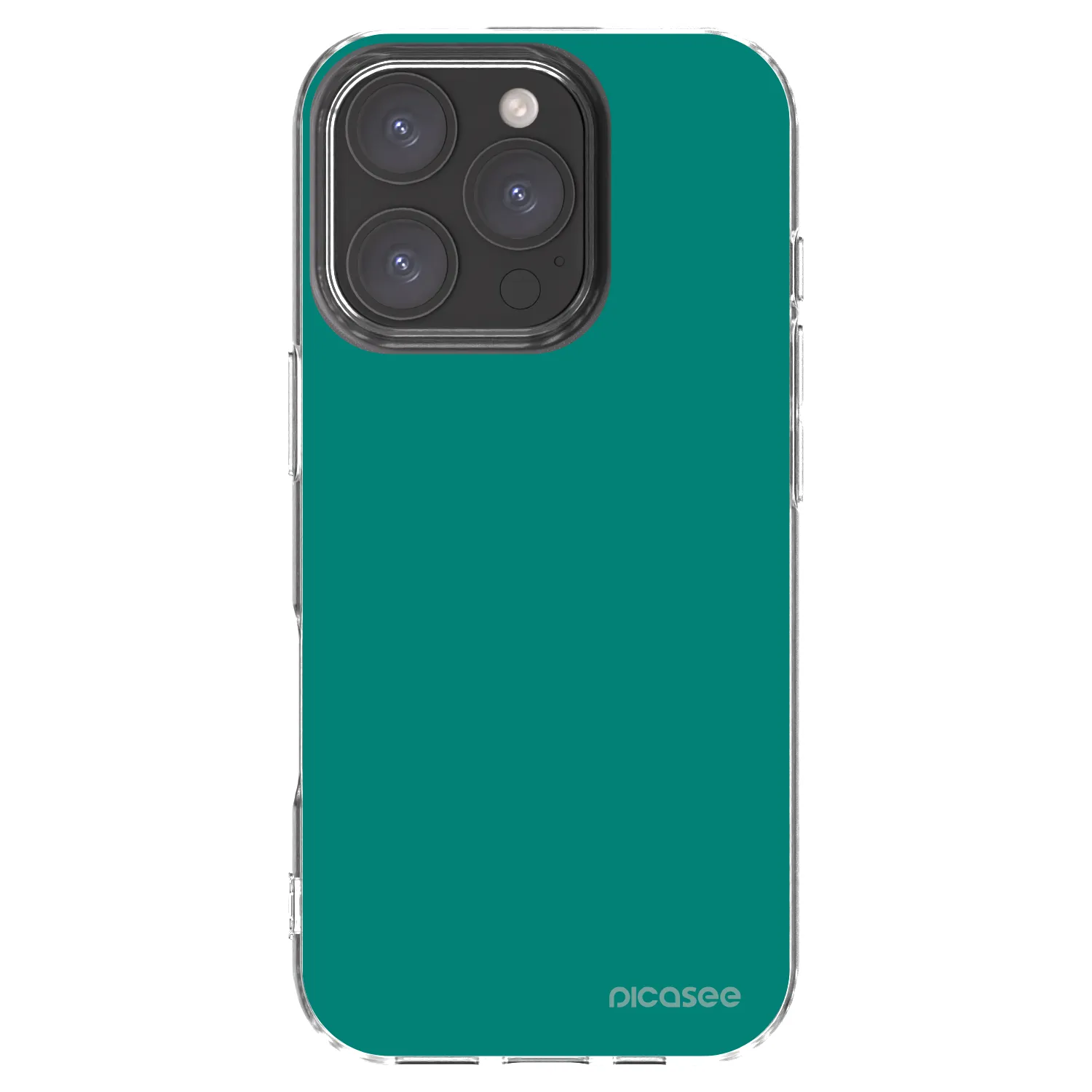 Picasee átlátszó szilikon tok az alábbi mobiltelefonokra Apple iPhone 16 Pro - Emerald Mist
