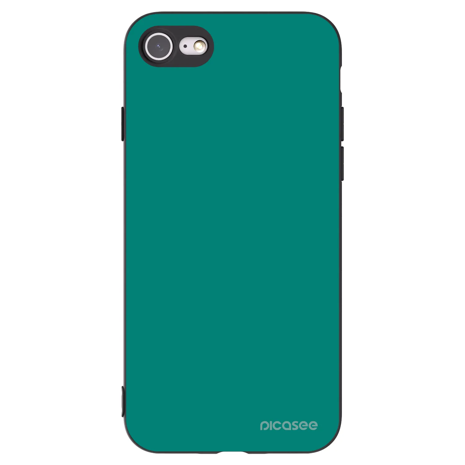 Picasee fekete szilikon tok az alábbi mobiltelefonokra Apple iPhone 8 - Emerald Mist