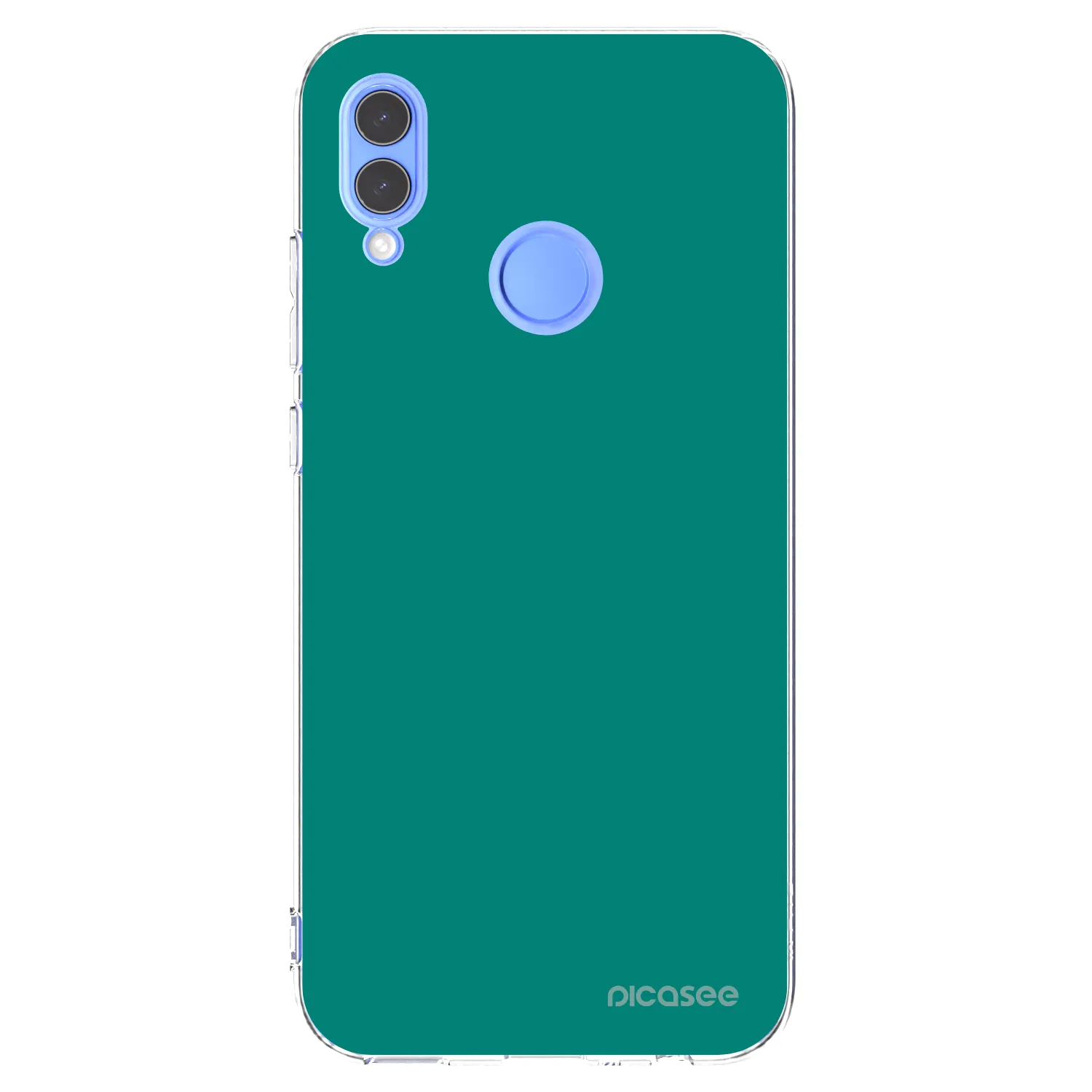 Picasee átlátszó szilikon tok az alábbi mobiltelefonokra Huawei P Smart 2019 - Emerald Mist