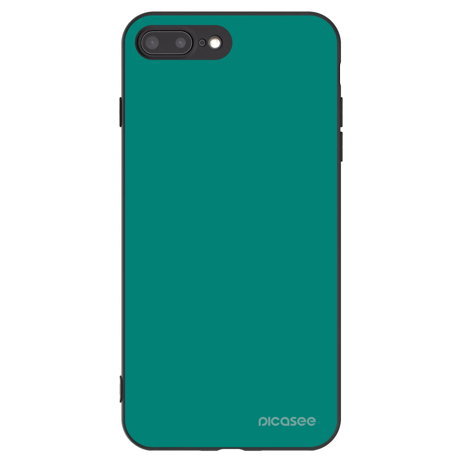 Picasee fekete szilikon tok az alábbi mobiltelefonokra Apple iPhone 7 Plus - Emerald Mist