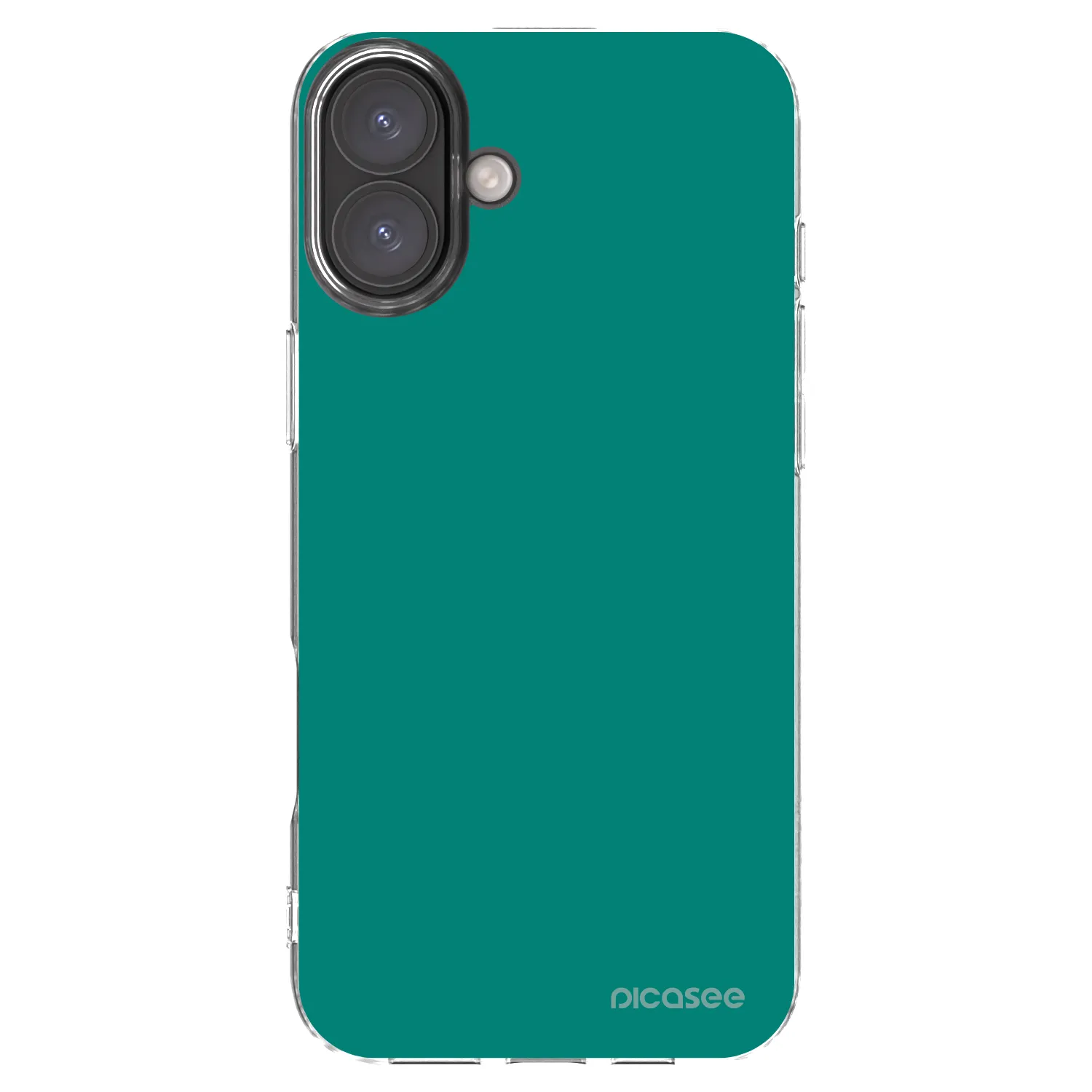 Picasee átlátszó szilikon tok az alábbi mobiltelefonokra Apple iPhone 16 Plus - Emerald Mist