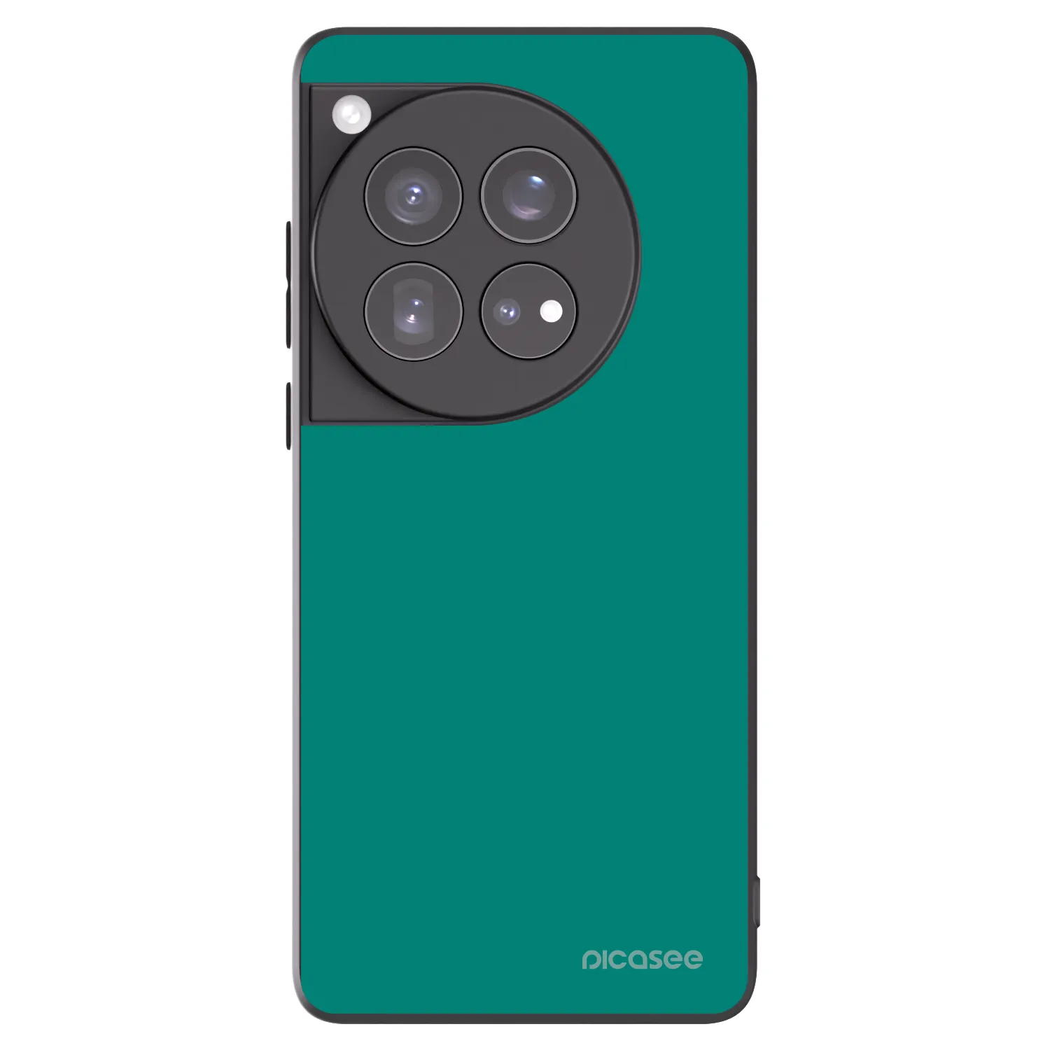 Picasee fekete szilikon tok az alábbi mobiltelefonokra OnePlus 12 5G - Emerald Mist