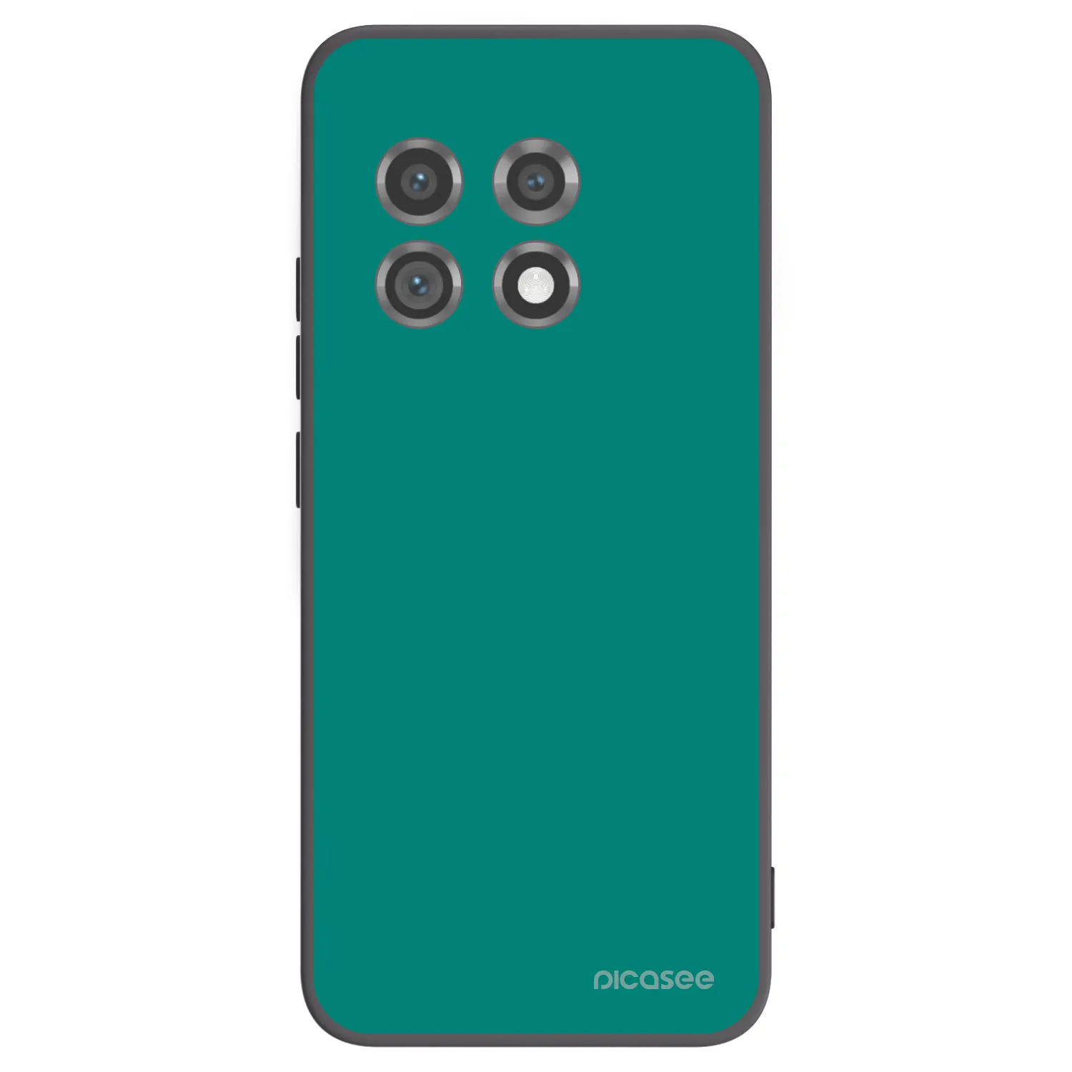 Picasee fekete szilikon tok az alábbi mobiltelefonokra OnePlus 11 5G - Emerald Mist