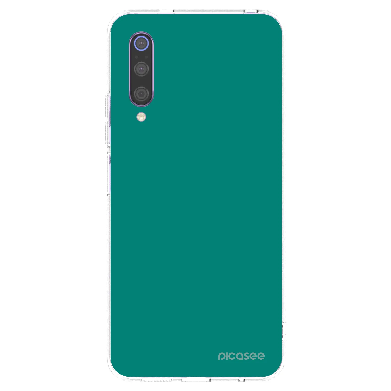 Picasee átlátszó szilikon tok az alábbi mobiltelefonokra Xiaomi Mi 9 - Emerald Mist