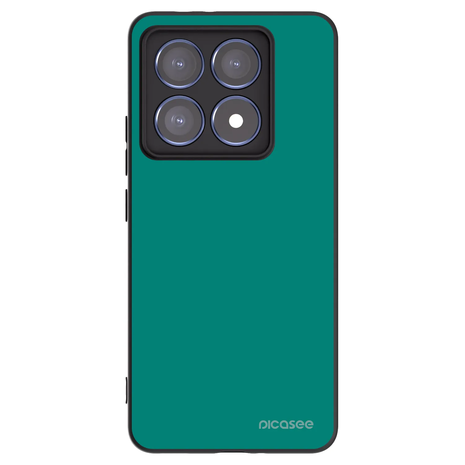Picasee fekete szilikon tok az alábbi mobiltelefonokra Xiaomi 14T Pro - Emerald Mist