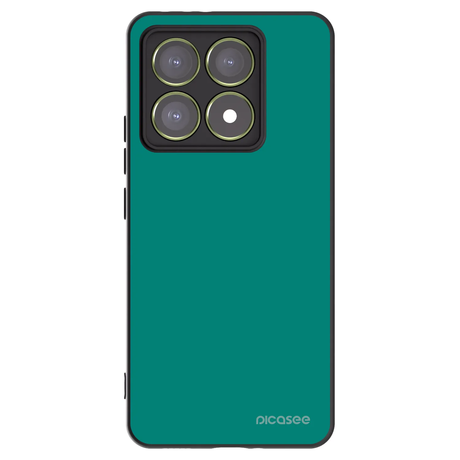 Picasee fekete szilikon tok az alábbi mobiltelefonokra Xiaomi 14T - Emerald Mist