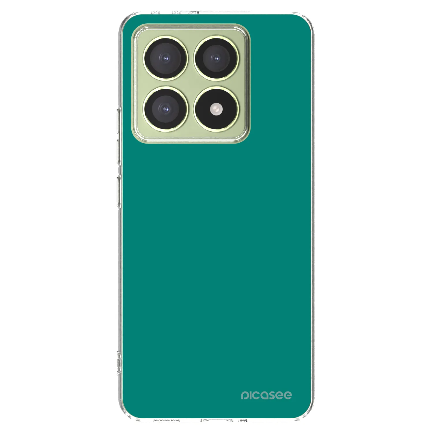Picasee átlátszó szilikon tok az alábbi mobiltelefonokra Xiaomi 14T - Emerald Mist