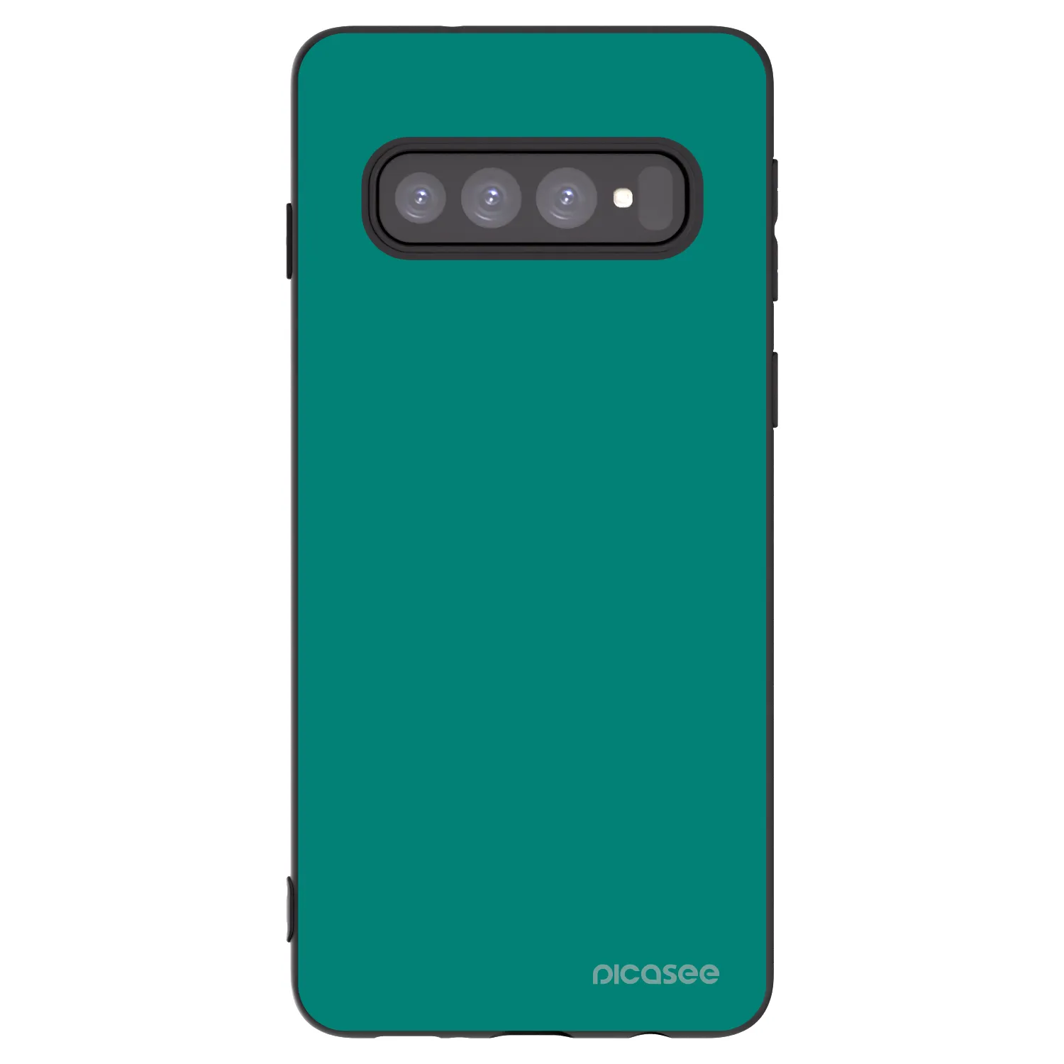 Picasee fekete szilikon tok az alábbi mobiltelefonokra Samsung Galaxy S10 G973 - Emerald Mist