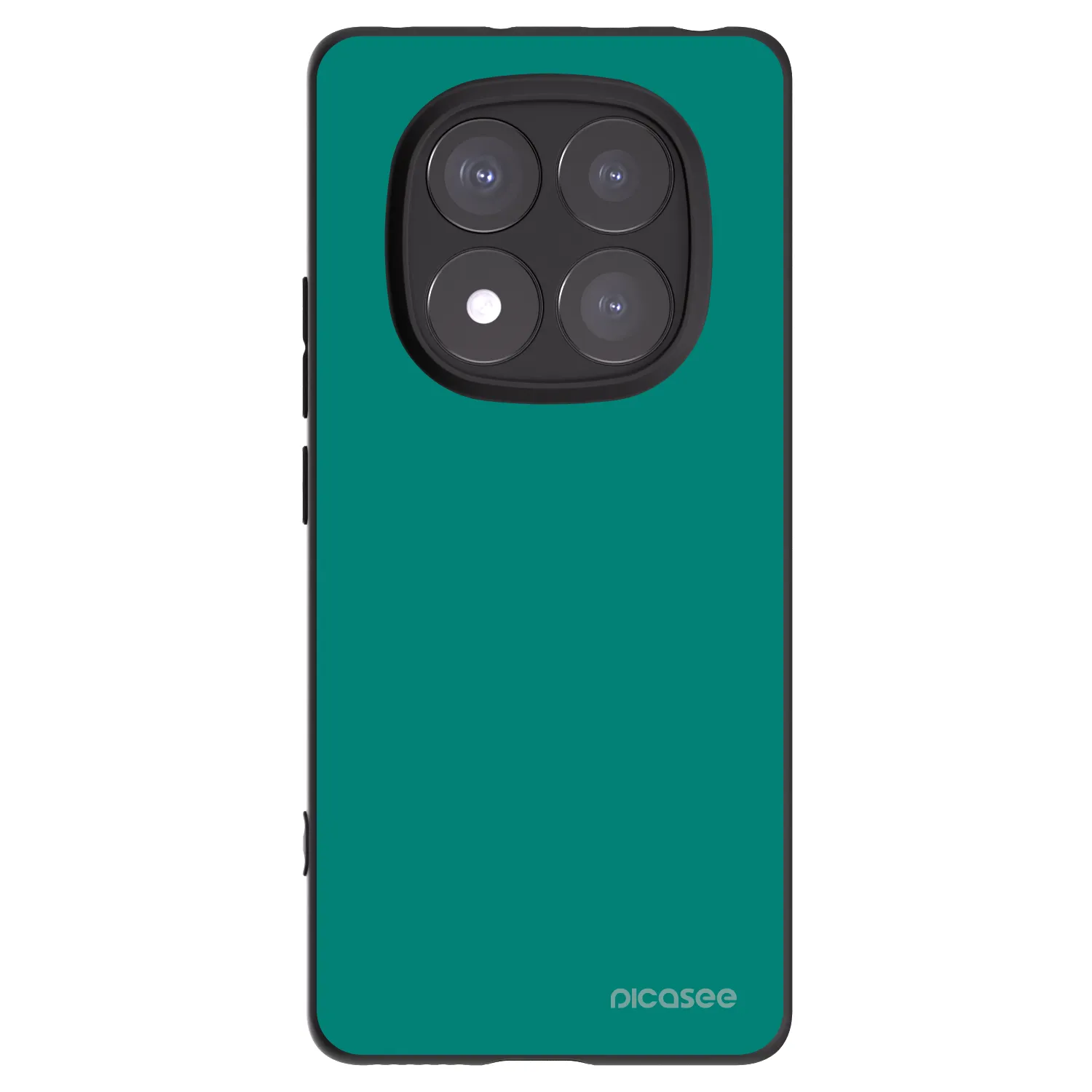 Picasee fekete szilikon tok az alábbi mobiltelefonokra Xiaomi Redmi Note 14 Pro 5G - Emerald Mist
