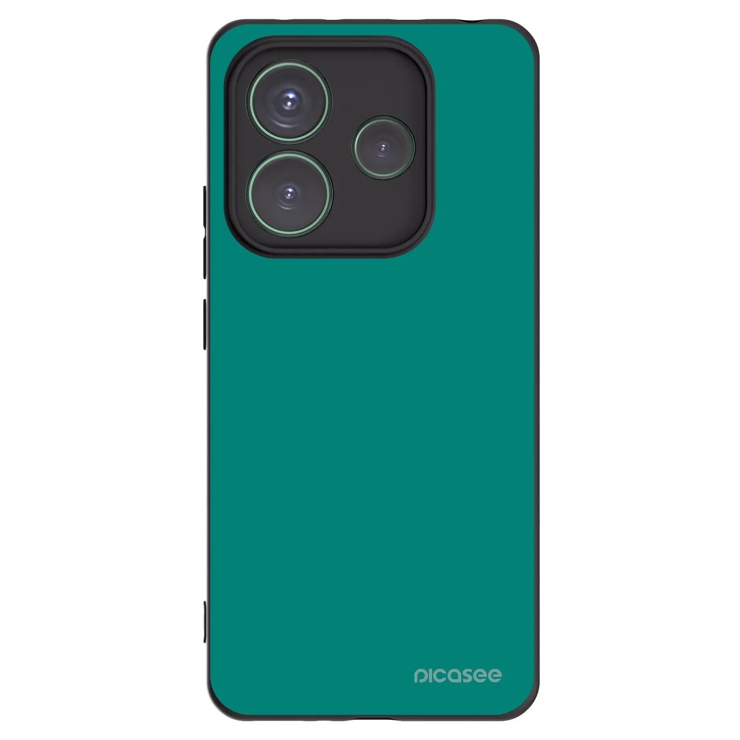 Picasee fekete szilikon tok az alábbi mobiltelefonokra Xiaomi Redmi Note 14 5G - Emerald Mist