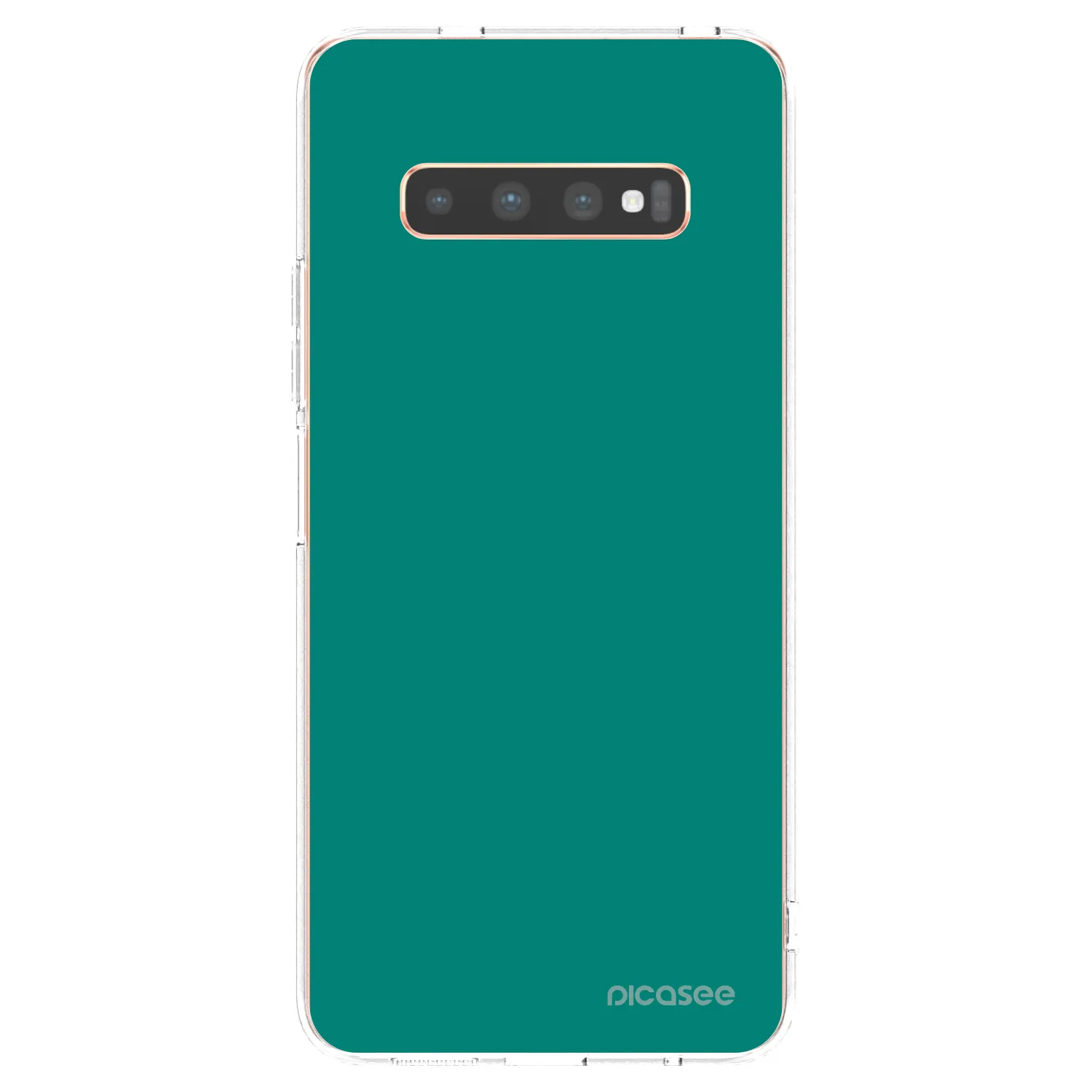 Picasee átlátszó szilikon tok az alábbi mobiltelefonokra Samsung Galaxy S10 Plus G975 - Emerald Mist