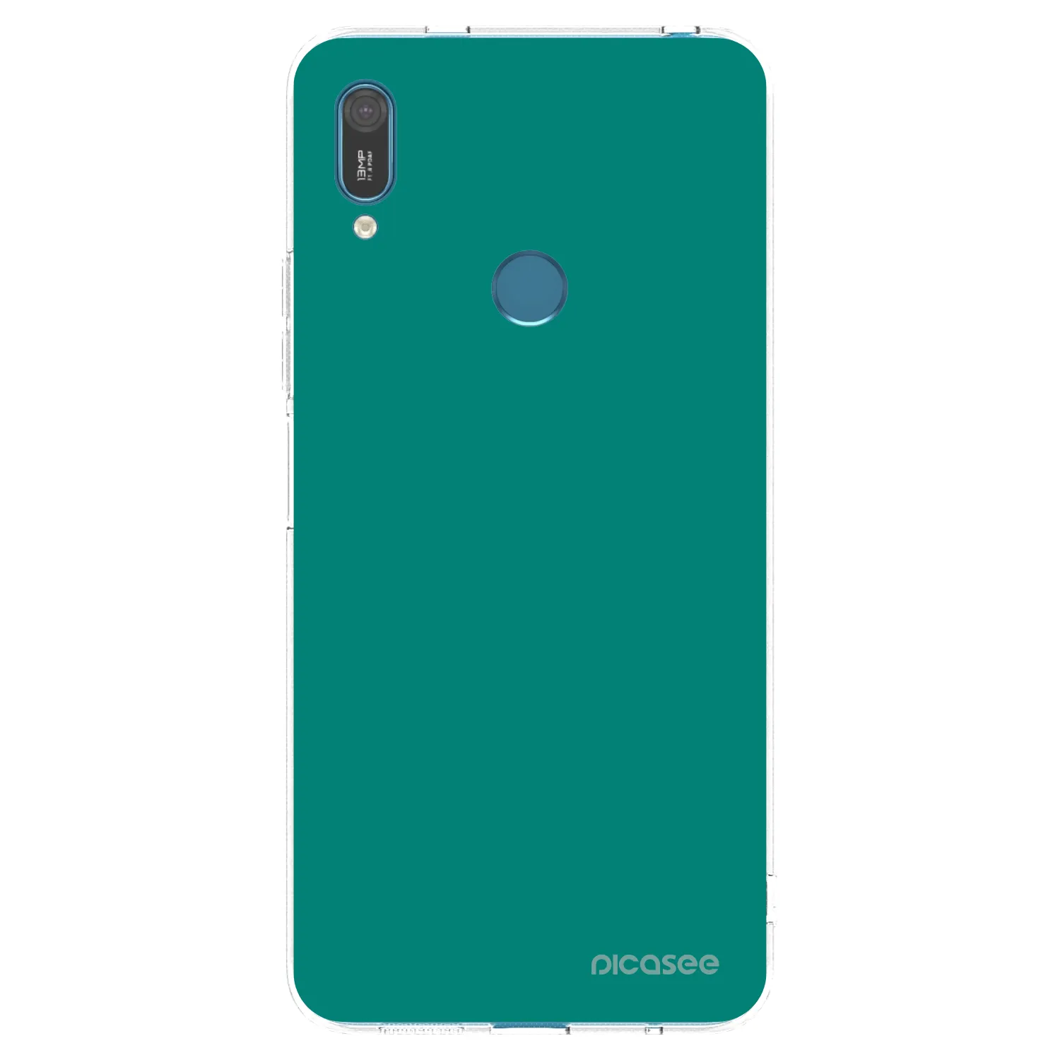 Picasee átlátszó szilikon tok az alábbi mobiltelefonokra Huawei Y7 2019 - Emerald Mist