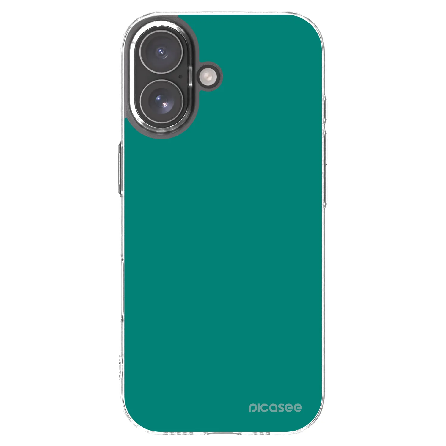 Picasee átlátszó szilikon tok az alábbi mobiltelefonokra Apple iPhone 17 - Emerald Mist