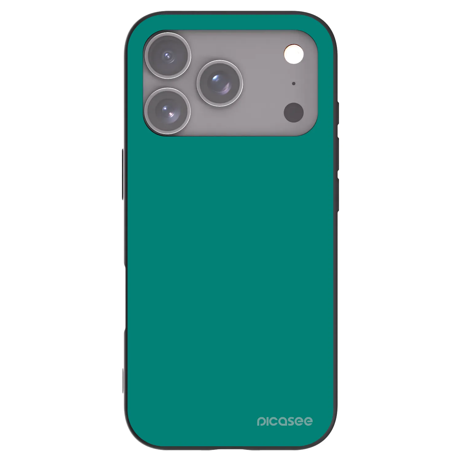 Picasee fekete szilikon tok az alábbi mobiltelefonokra Apple iPhone 17 Pro - Emerald Mist