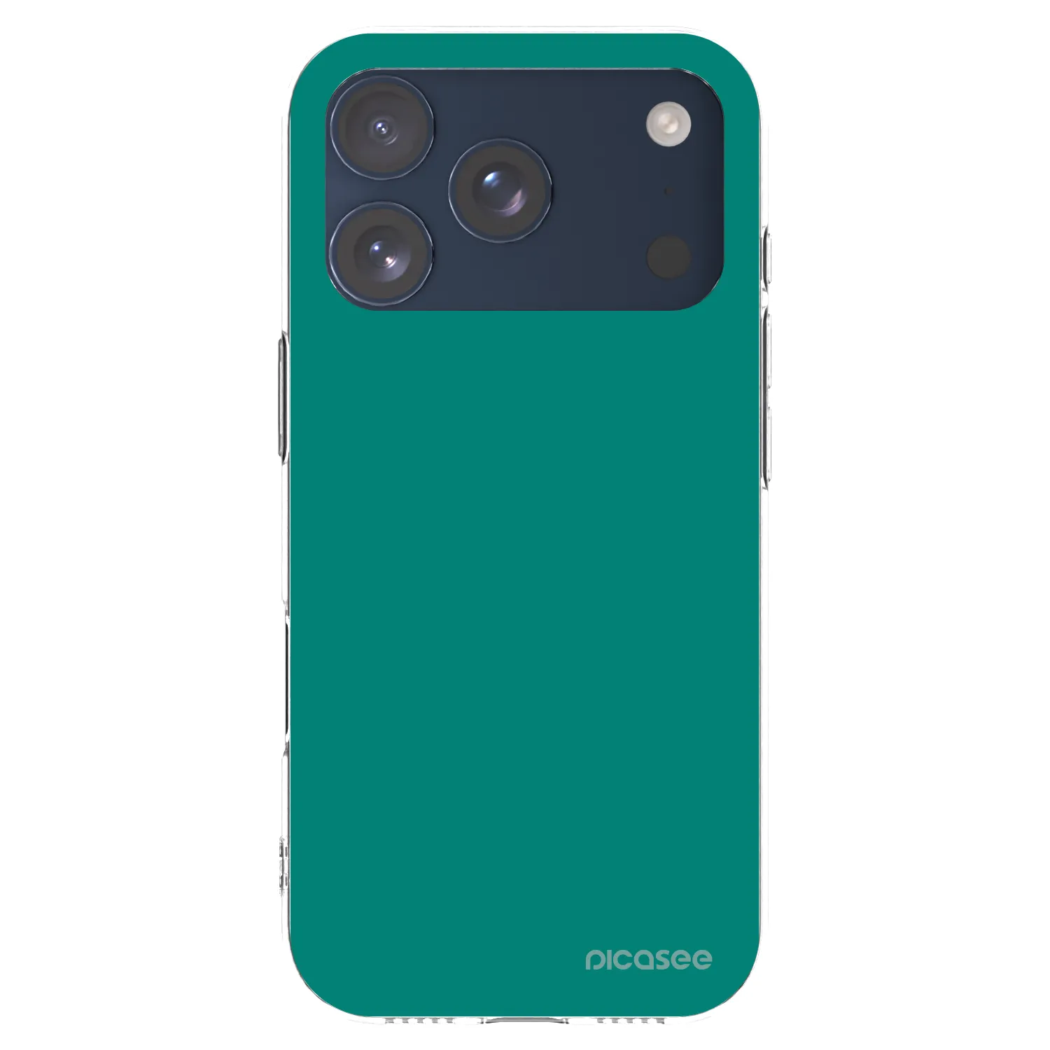 Picasee átlátszó szilikon tok az alábbi mobiltelefonokra Apple iPhone 17 Pro - Emerald Mist