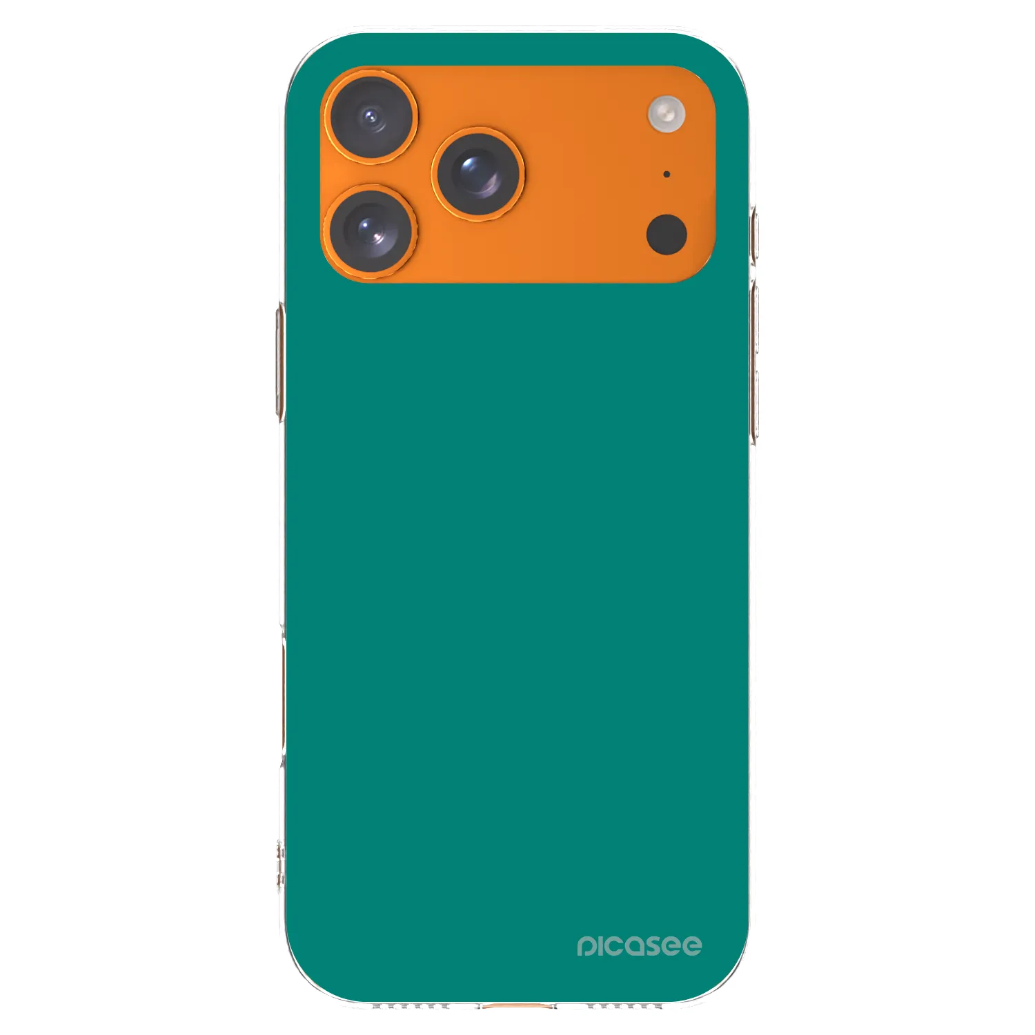 Picasee átlátszó szilikon tok az alábbi mobiltelefonokra Apple iPhone 17 Pro Max - Emerald Mist