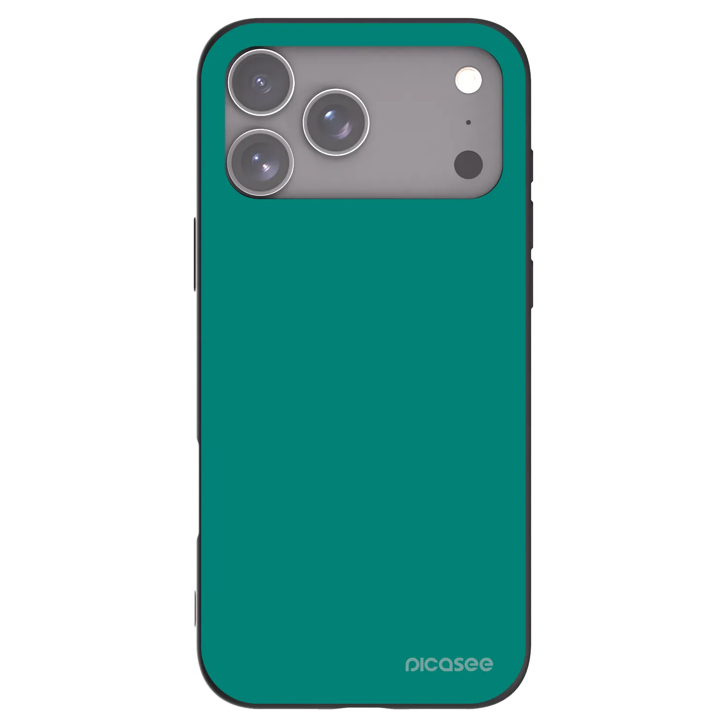 Picasee fekete szilikon tok az alábbi mobiltelefonokra Apple iPhone 17 Pro Max - Emerald Mist