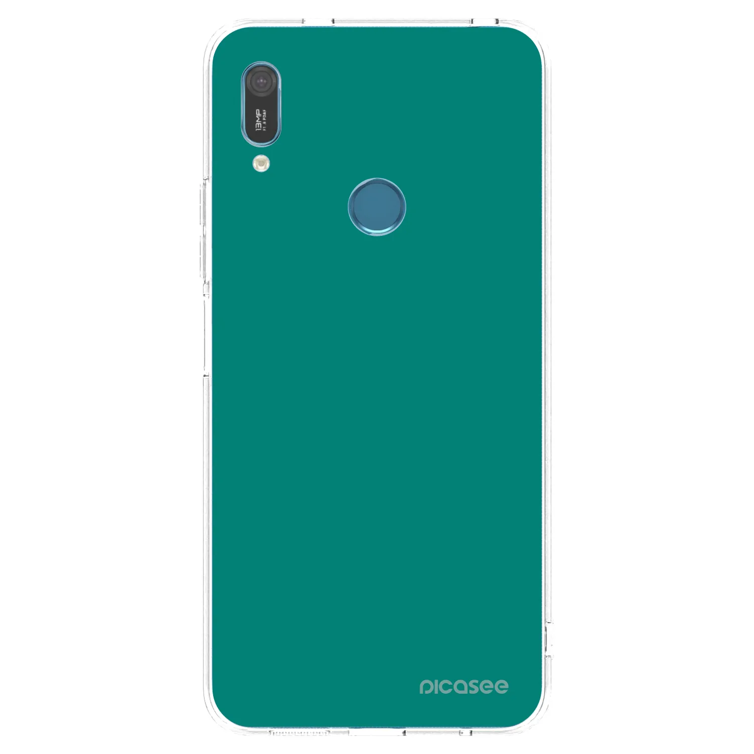 Picasee átlátszó szilikon tok az alábbi mobiltelefonokra Huawei Y6 2019 - Emerald Mist