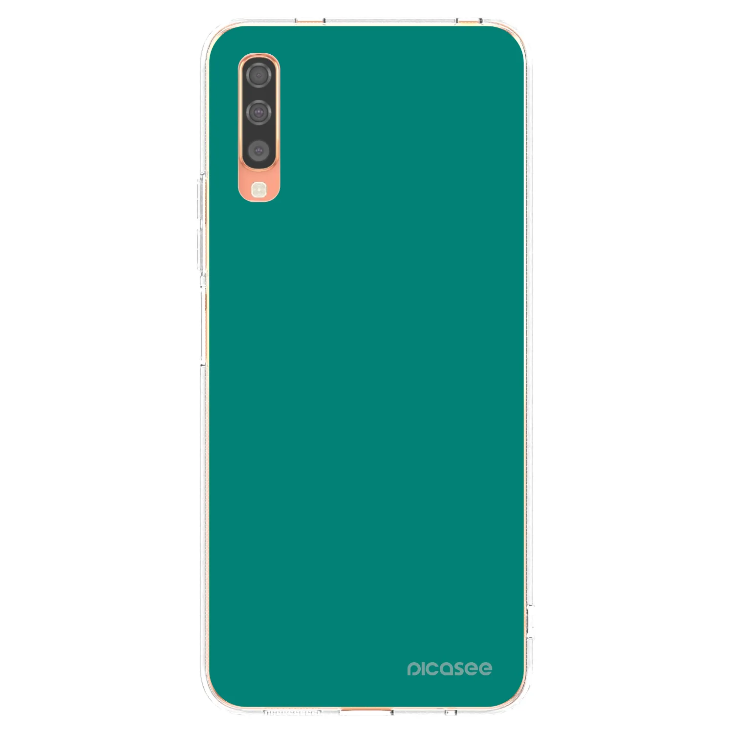 Picasee átlátszó szilikon tok az alábbi mobiltelefonokra Samsung Galaxy A70 A705F - Emerald Mist