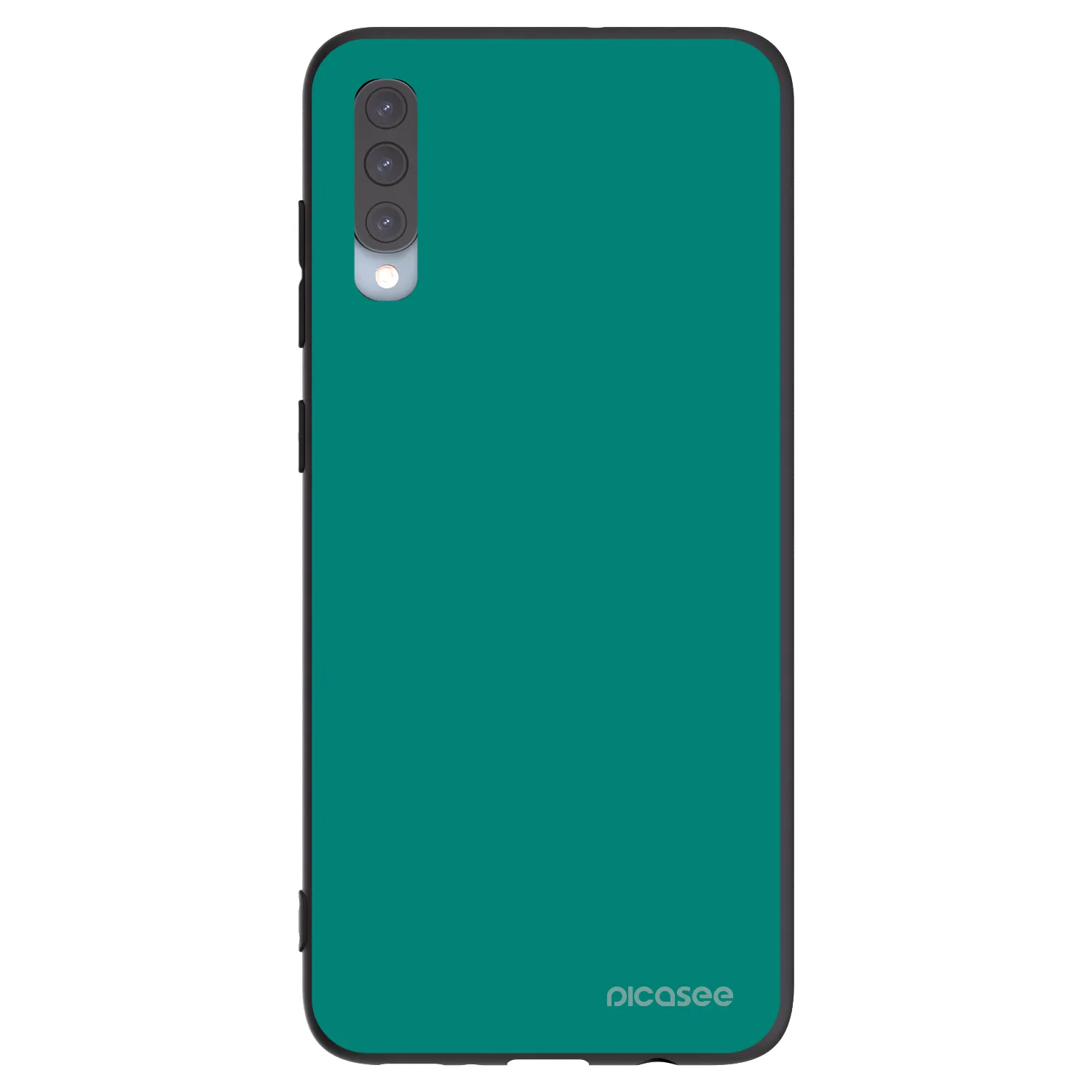 Picasee fekete szilikon tok az alábbi mobiltelefonokra Samsung Galaxy A70 A705F - Emerald Mist
