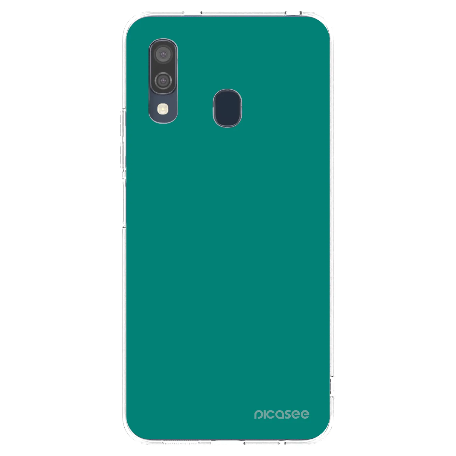 Picasee átlátszó szilikon tok az alábbi mobiltelefonokra Samsung Galaxy A40 A405F - Emerald Mist