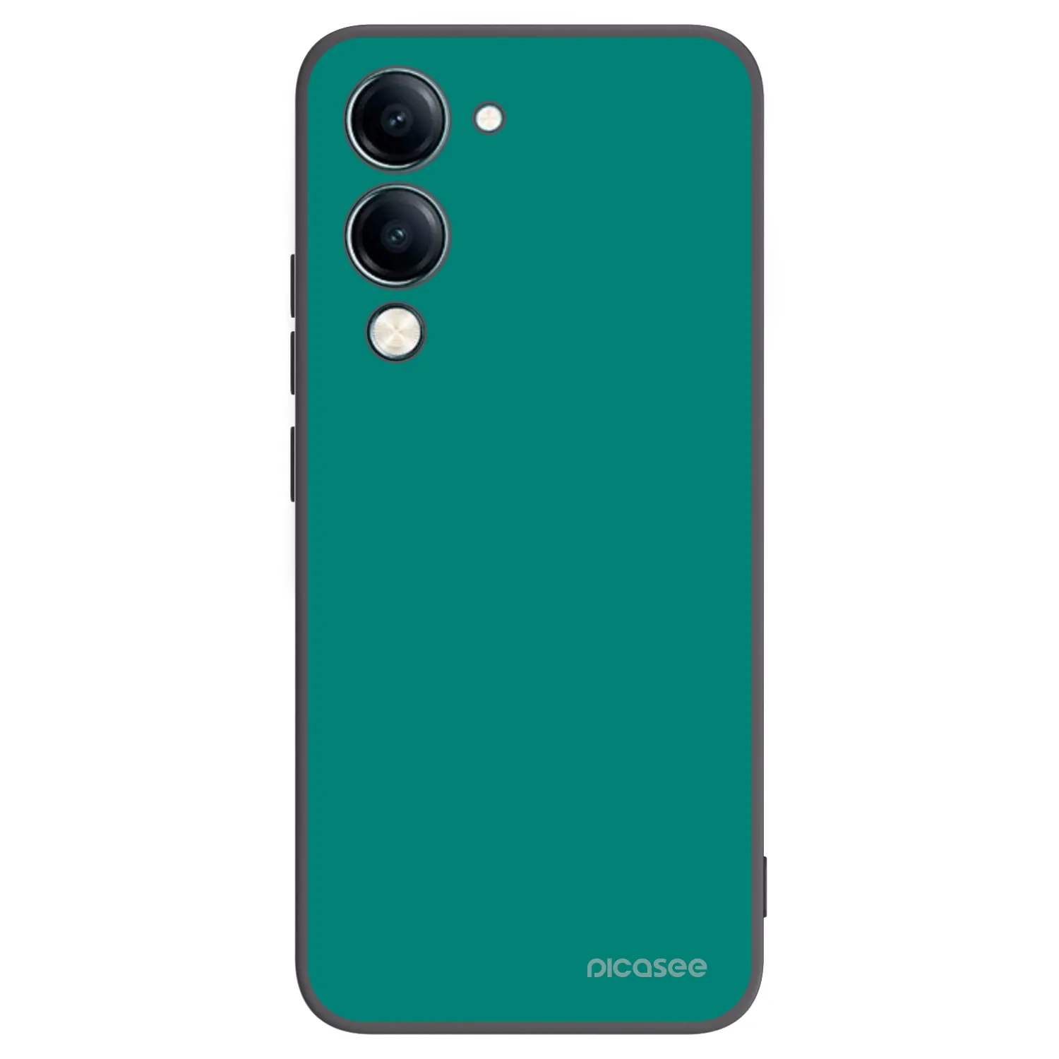 Picasee fekete szilikon tok az alábbi mobiltelefonokra Vivo Y29s 5G - Emerald Mist
