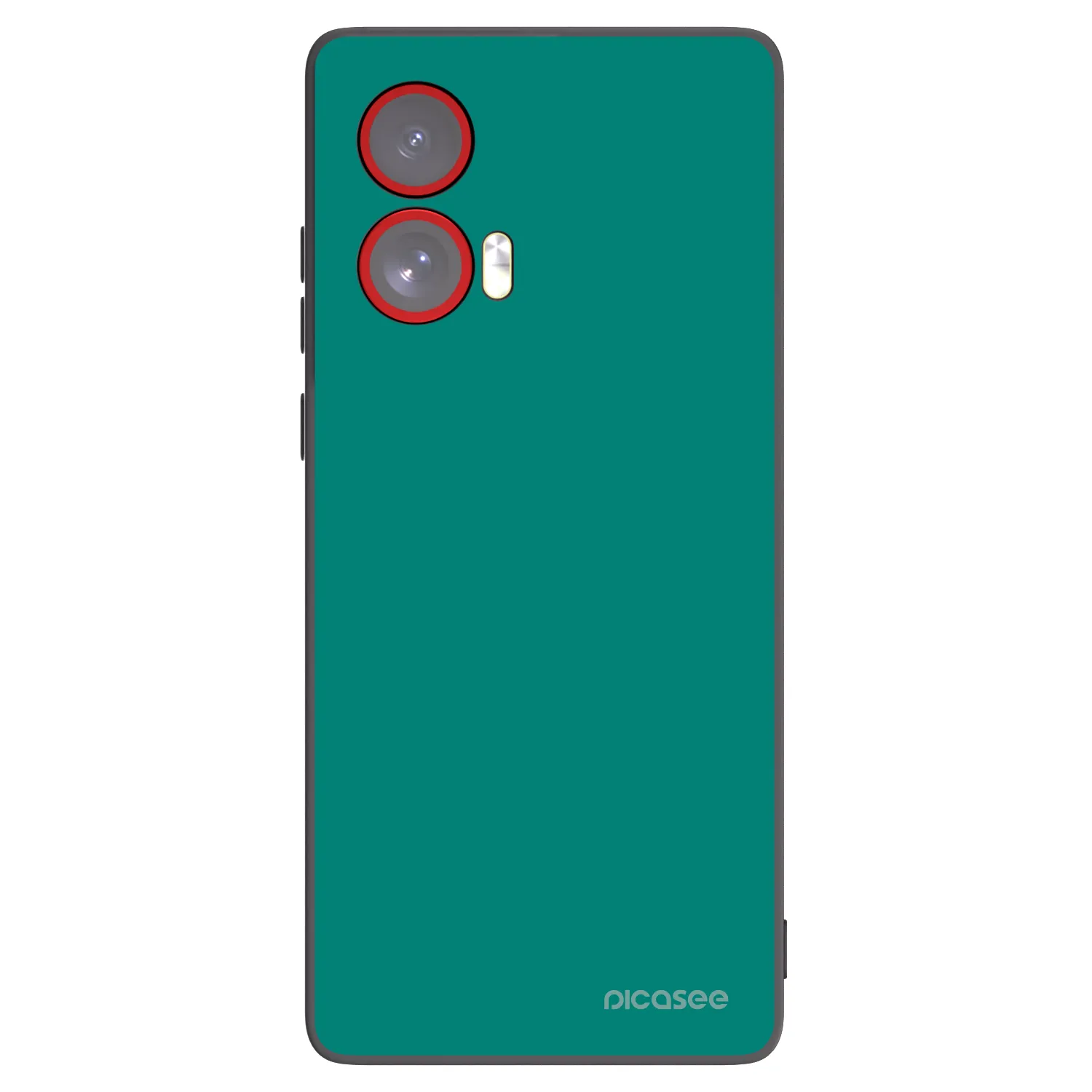 Picasee fekete szilikon tok az alábbi mobiltelefonokra Motorola Edge 50 Fusion - Emerald Mist