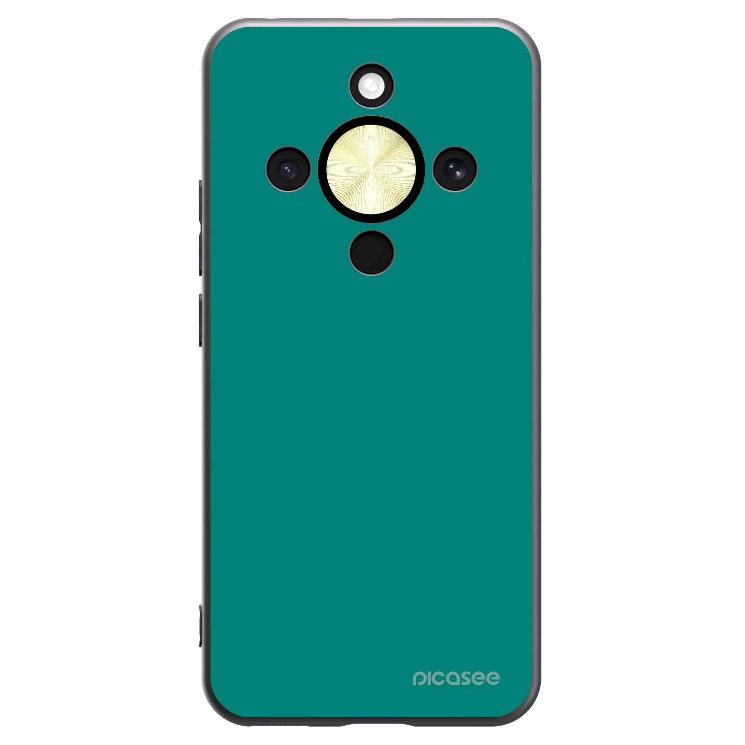 Picasee fekete szilikon tok az alábbi mobiltelefonokra Honor Magic8 Lite 5G - Emerald Mist
