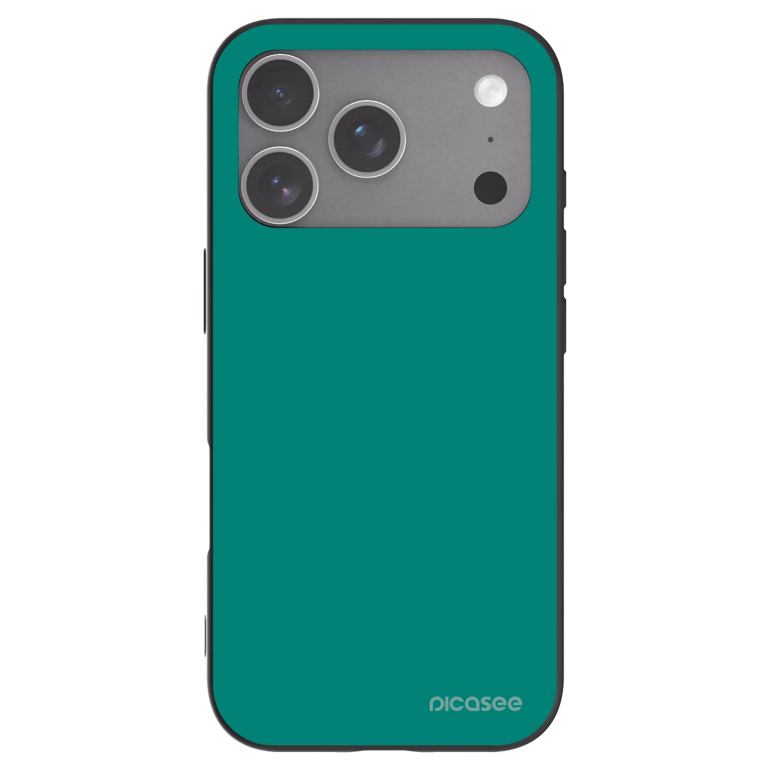 Picasee fekete szilikon tok az alábbi mobiltelefonokra Apple iPhone 18 Pro - Emerald Mist